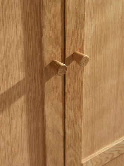 Julian Bowen Wardrobe Coxmoor Wardrobe - Oak Bed Kings