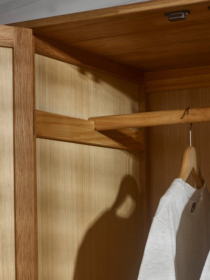 Julian Bowen Wardrobe Coxmoor Wardrobe - Oak Bed Kings