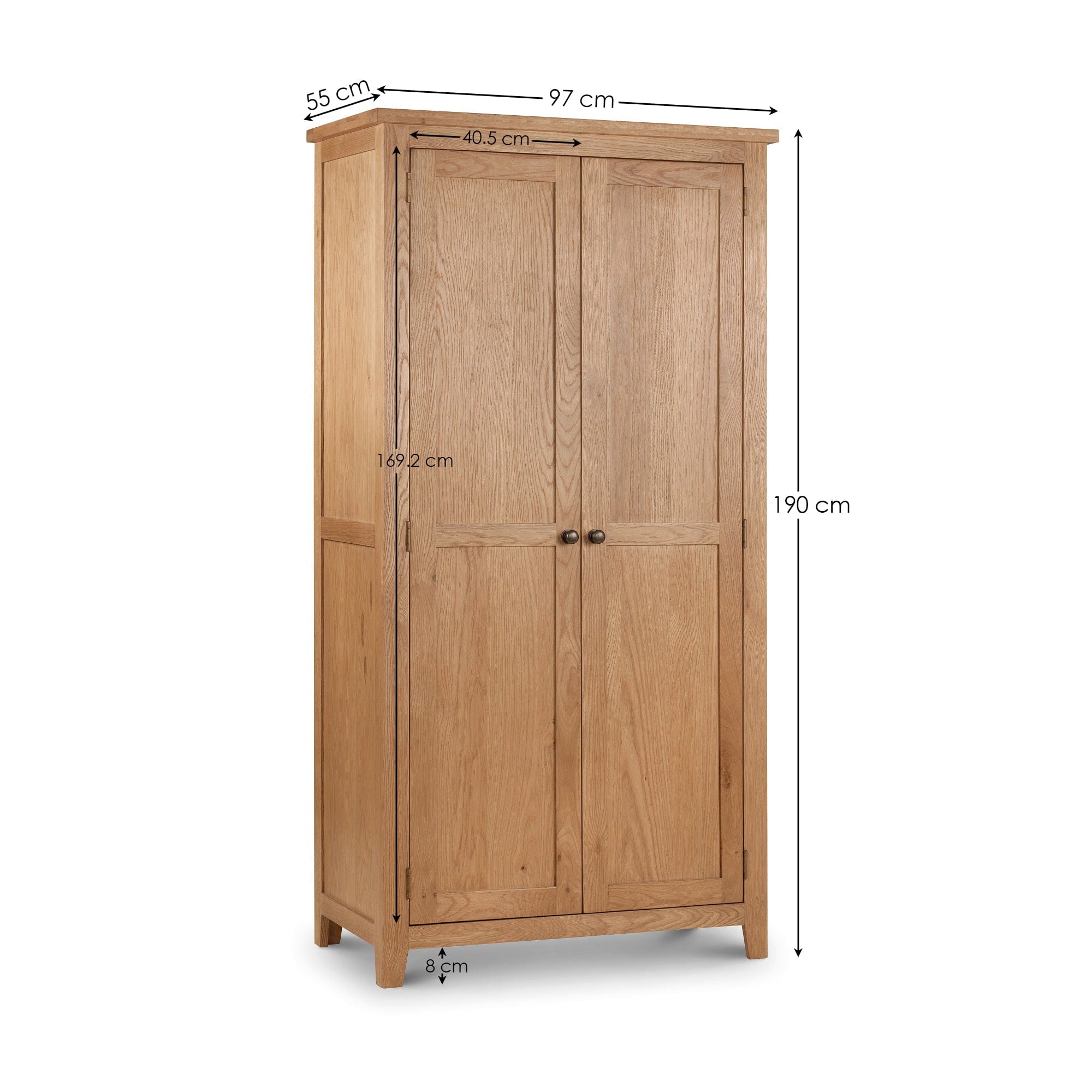 Julian Bowen Wardrobe Marlborough 2 Door Wardrobe Bed Kings