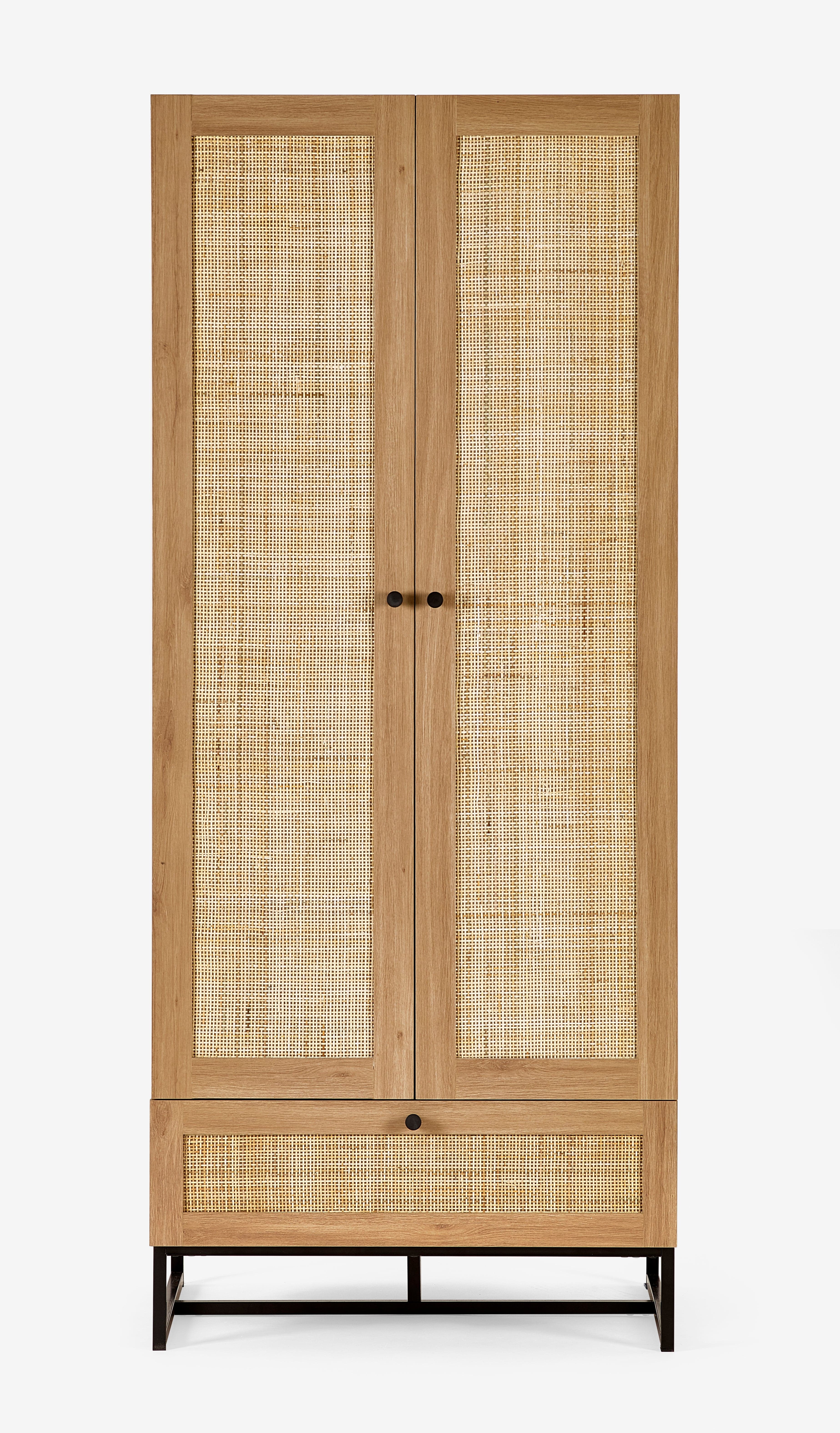 Julian Bowen Wardrobe Padstow Wardrobe - Oak Bed Kings