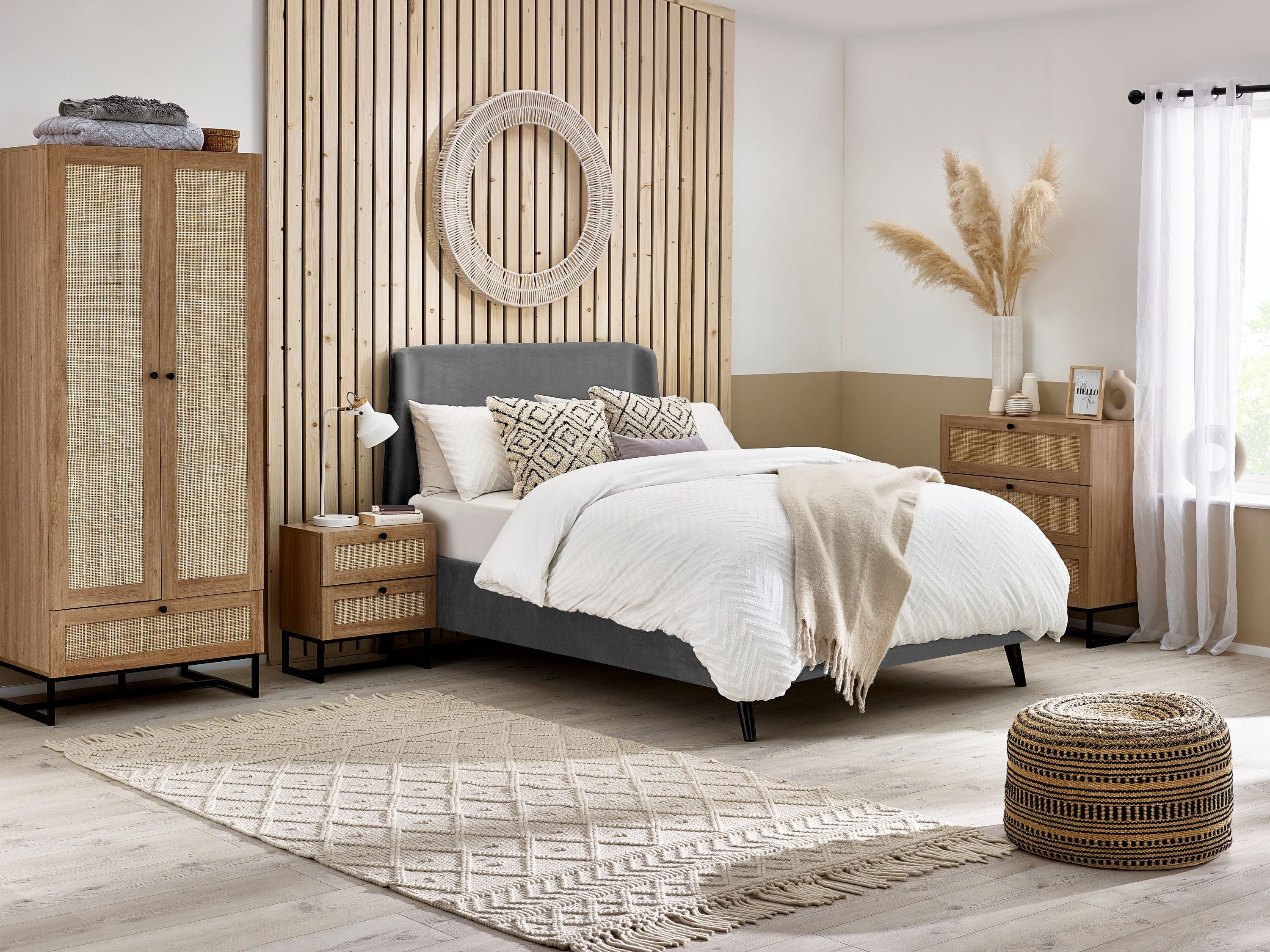 Julian Bowen Wardrobe Padstow Wardrobe - Oak Bed Kings