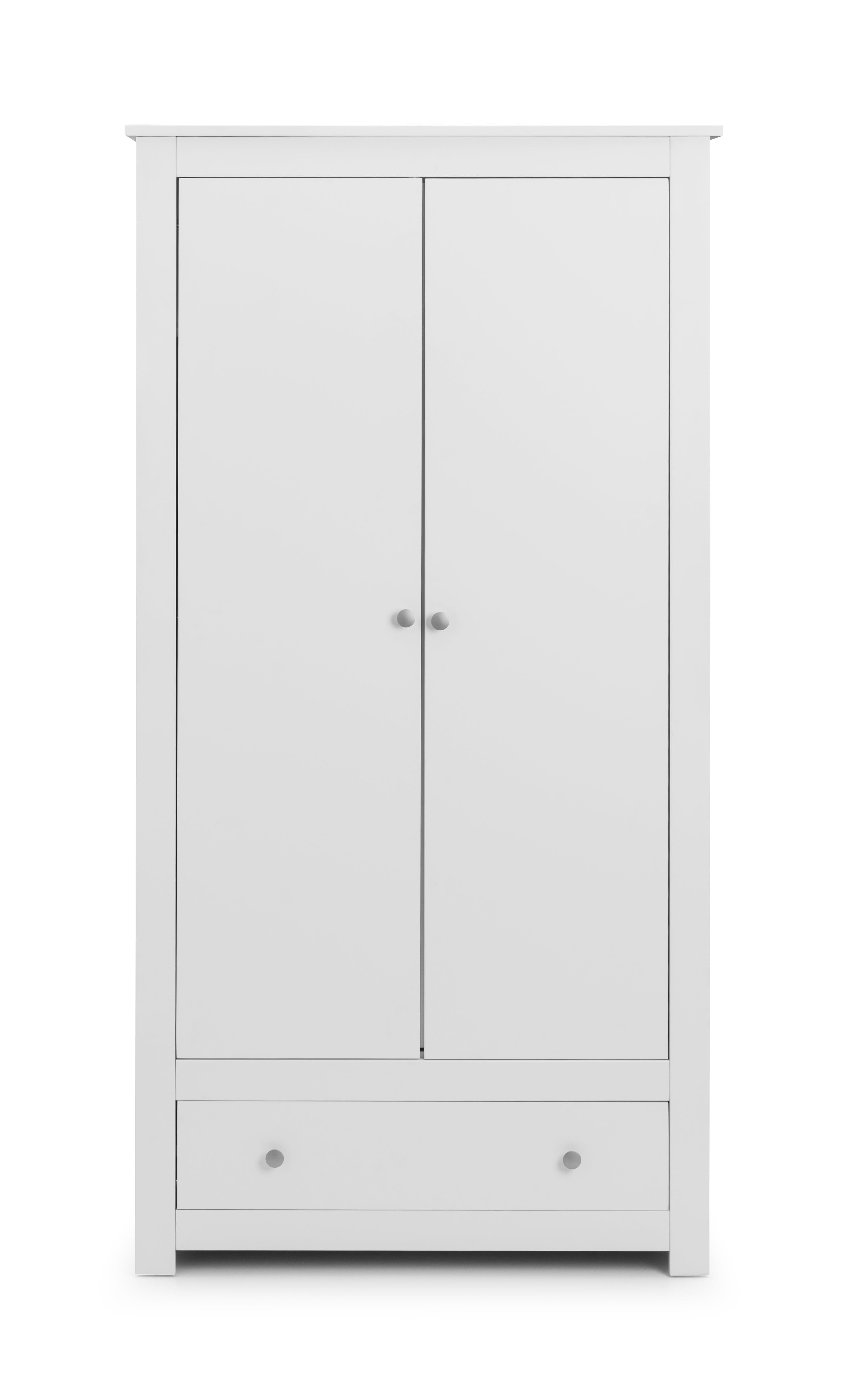 Julian Bowen Wardrobe Radley Wardrobe - Surf White Bed Kings