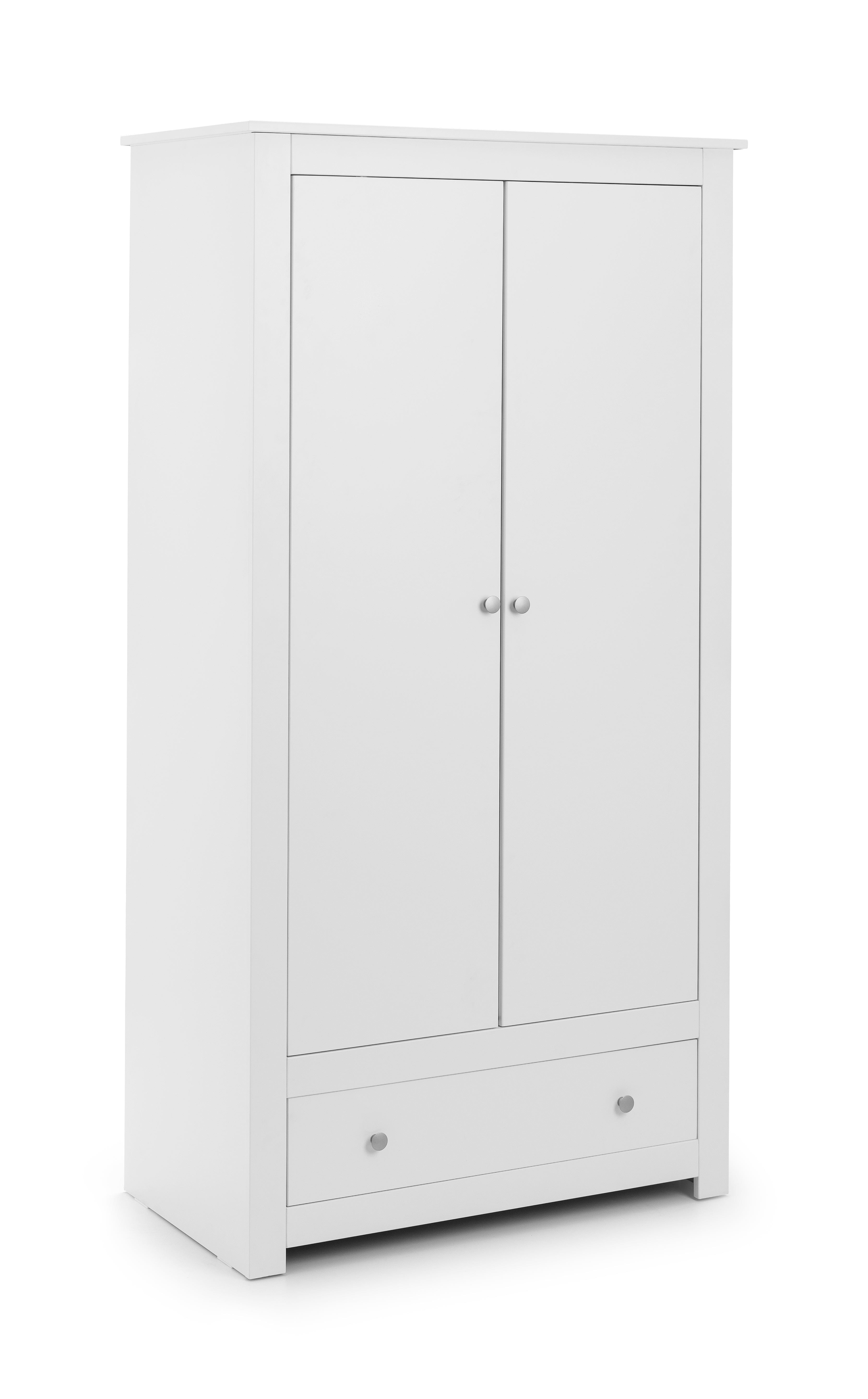 Julian Bowen Wardrobe Radley Wardrobe - Surf White Bed Kings