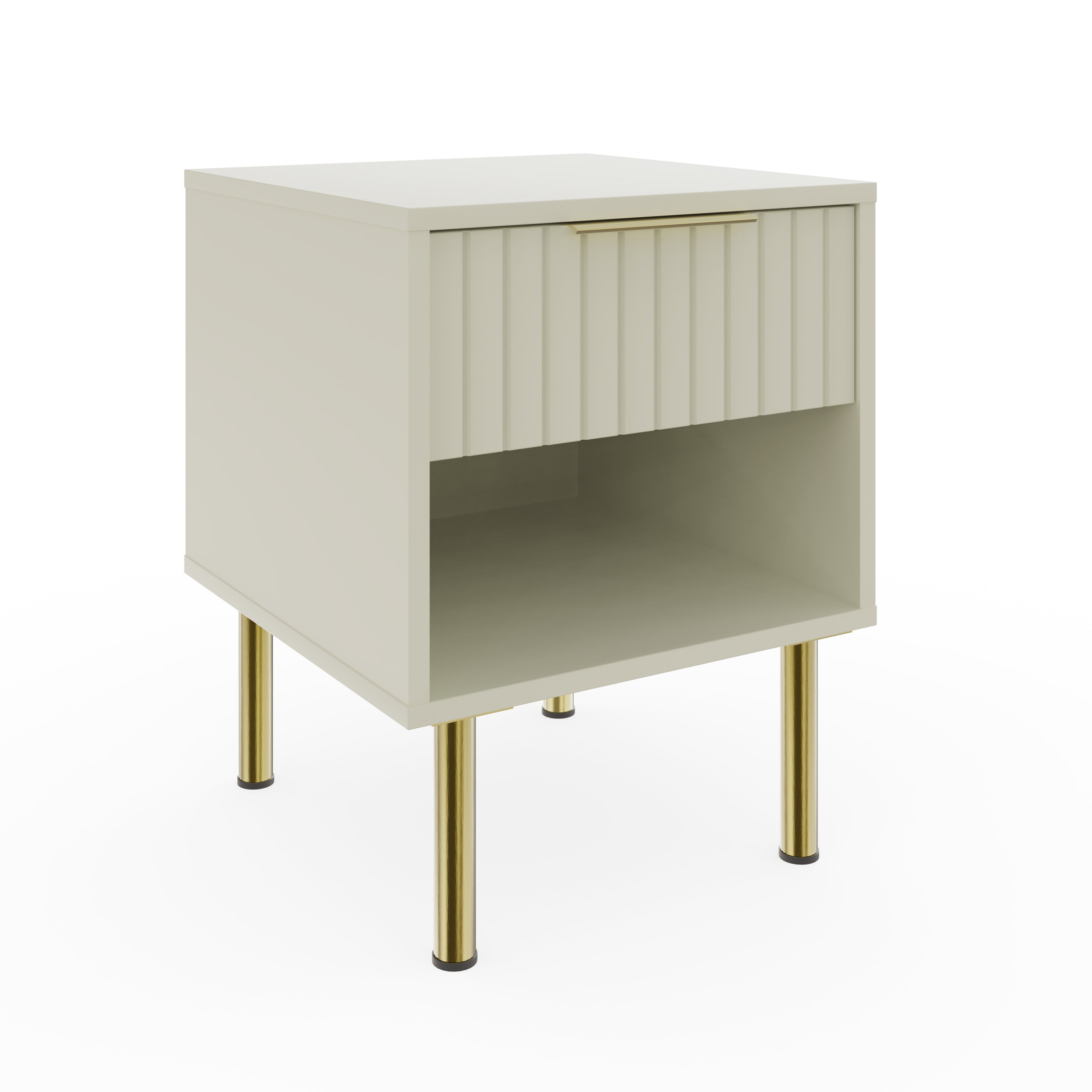 Nervata Lamp Table Ivory