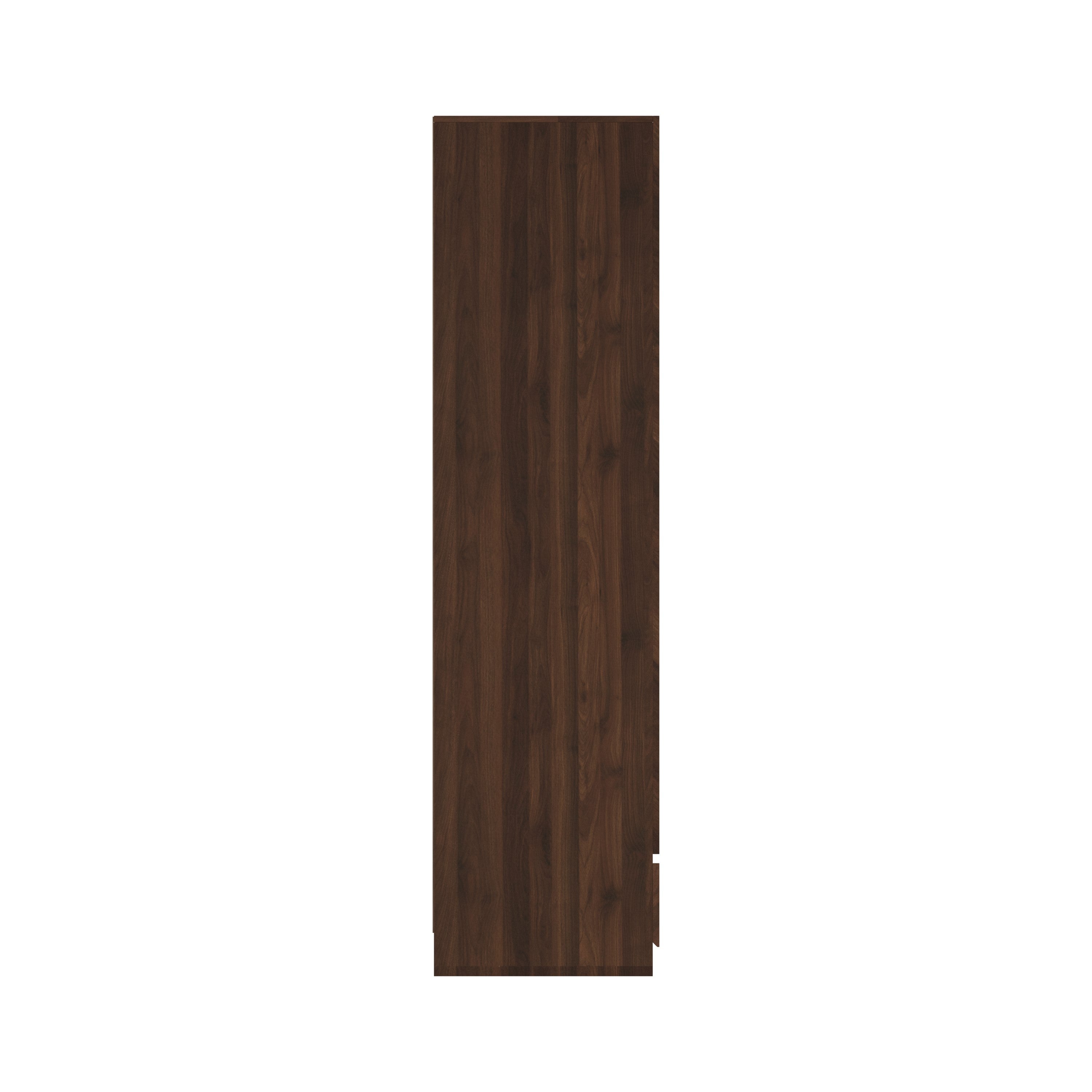 Catania 2 Door 1 Drawer Wardrobe Royal Walnut