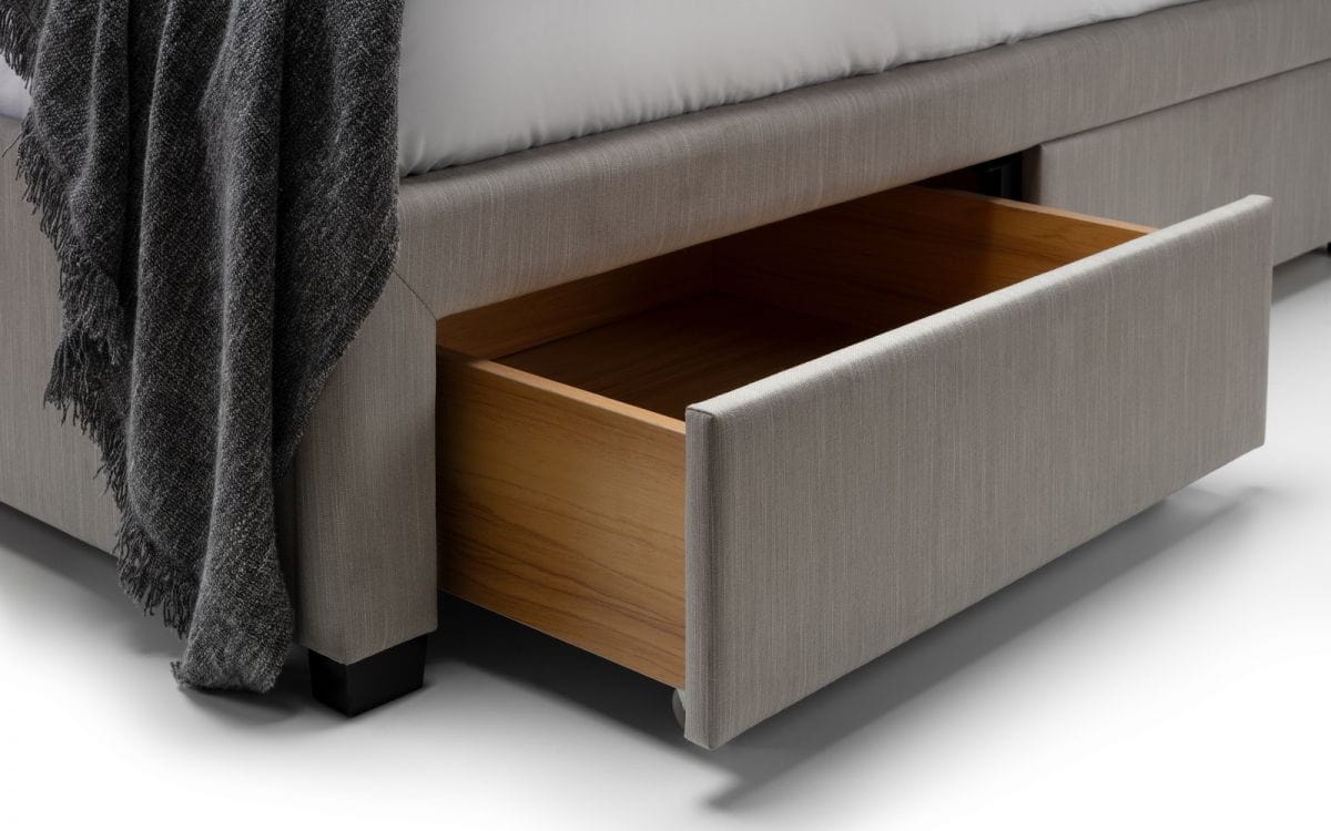 Wilton 4 Drawer Bed - Grey Linen