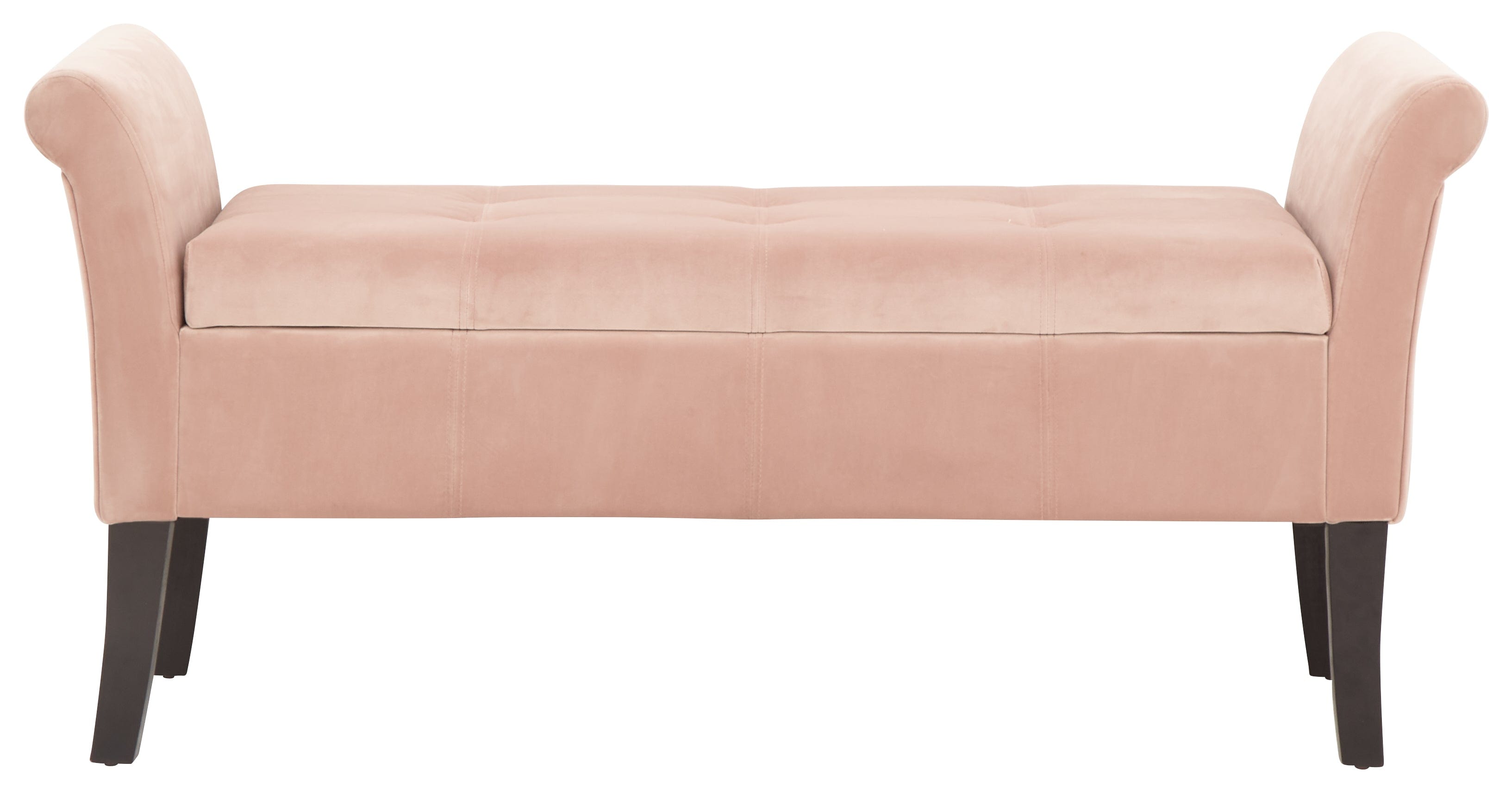 GFW Window Seat Osborne Window Seat Blush Pink Bed Kings