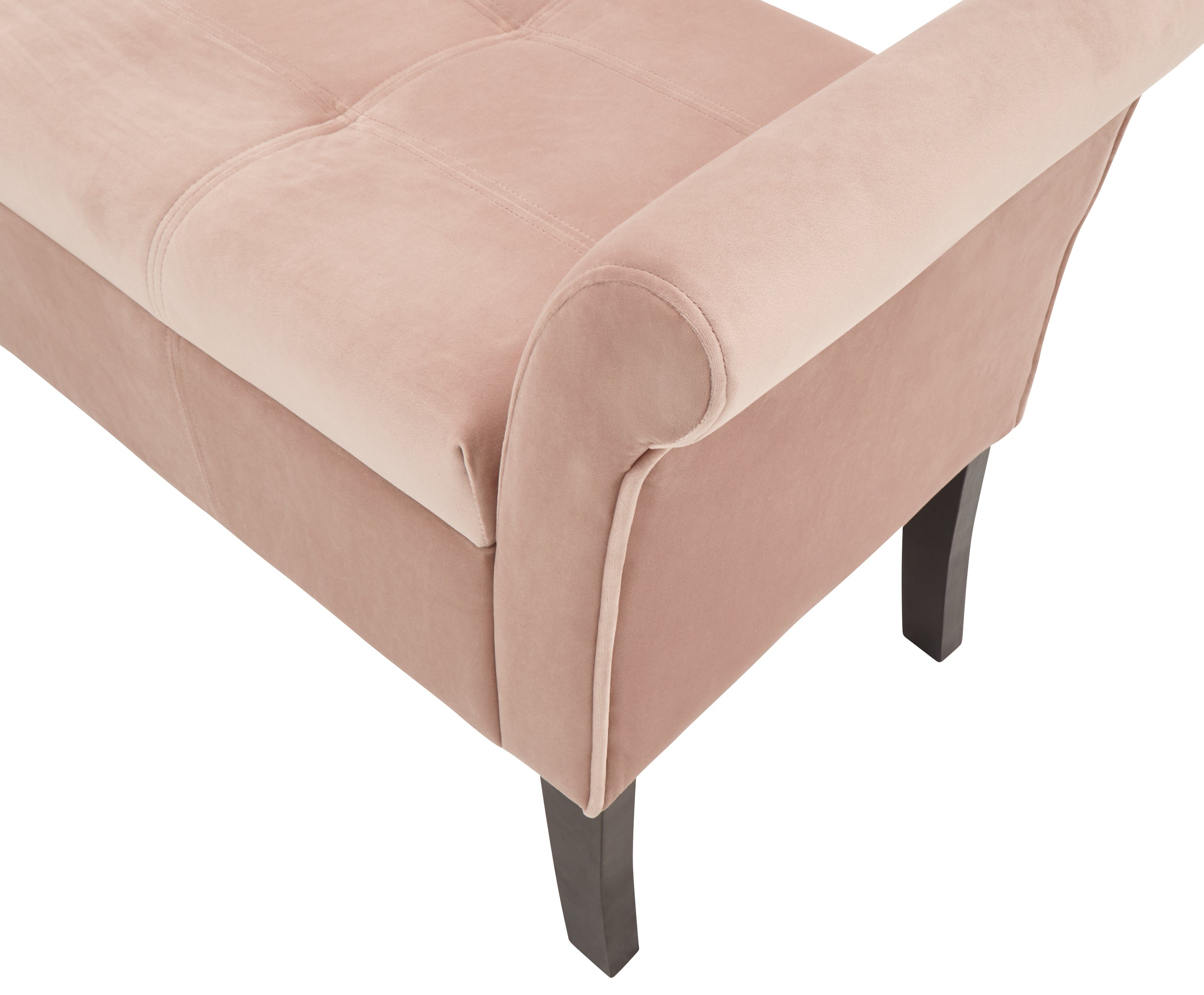 GFW Window Seat Osborne Window Seat Blush Pink Bed Kings