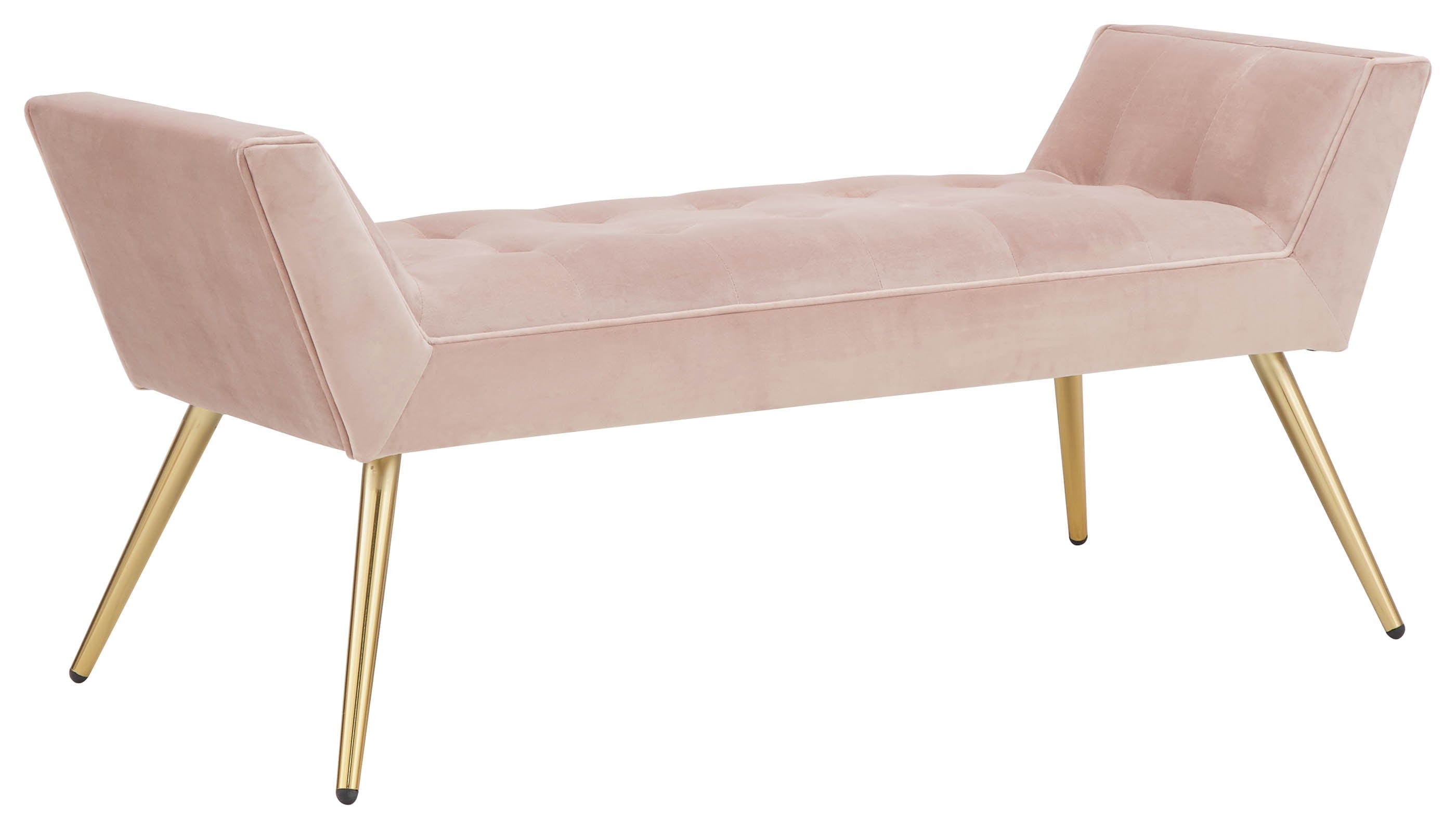 GFW Window Seat Turin Window Seat Blush Pink - GFW Bed Kings