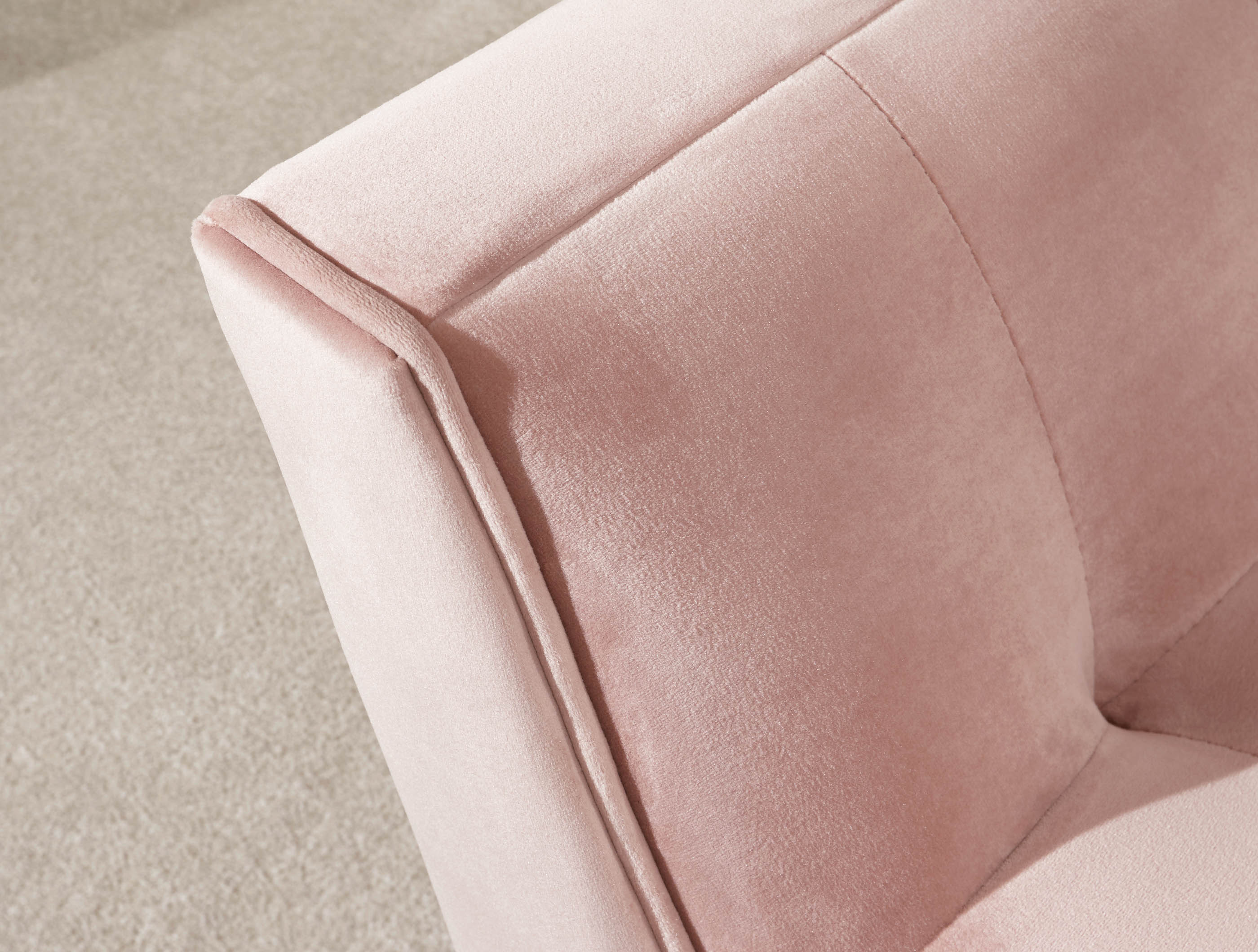 GFW Window Seat Turin Window Seat Blush Pink - GFW Bed Kings