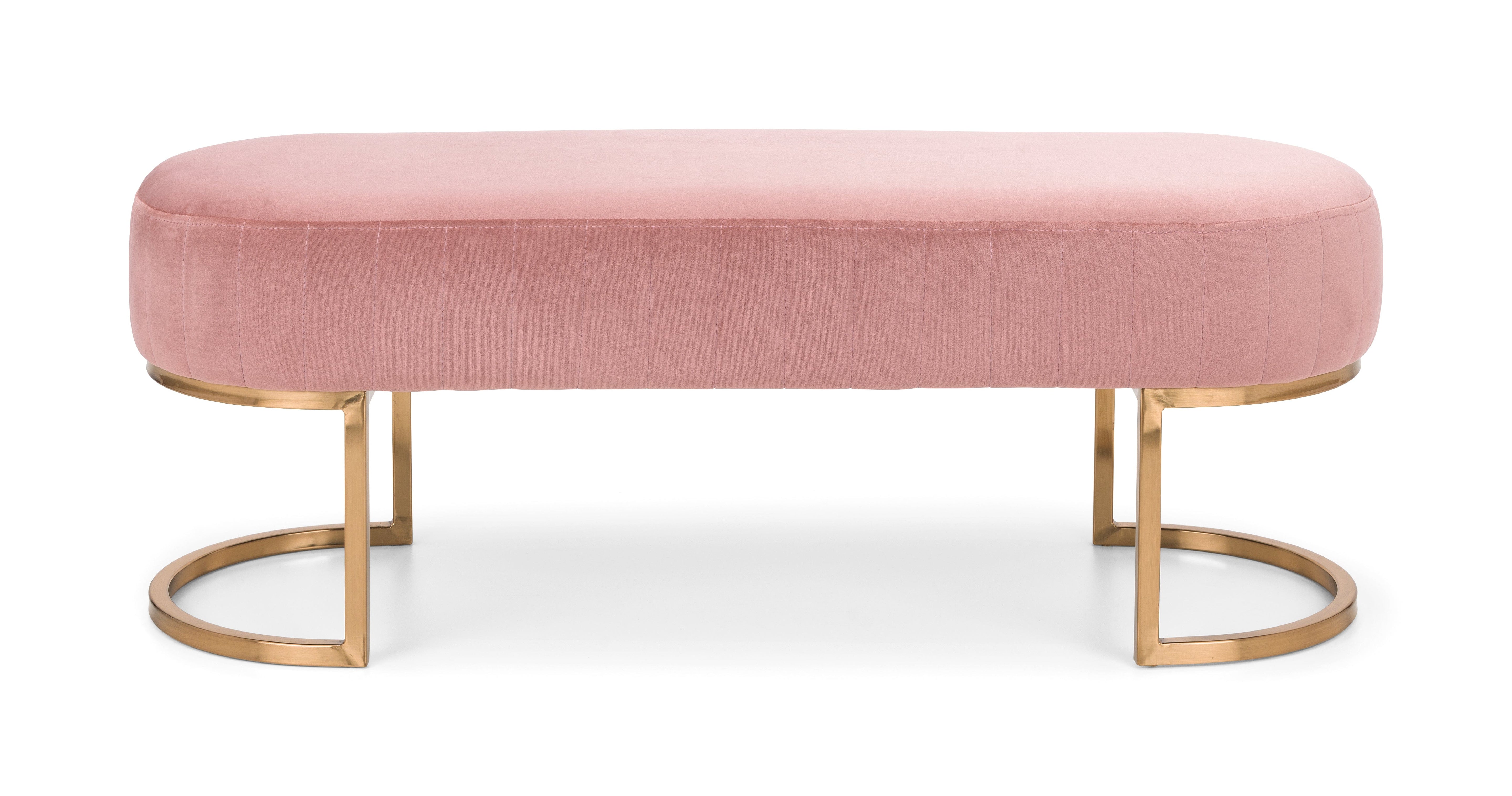 Julian Bowen Window Seat Harrogate Bench - Pink Bed Kings