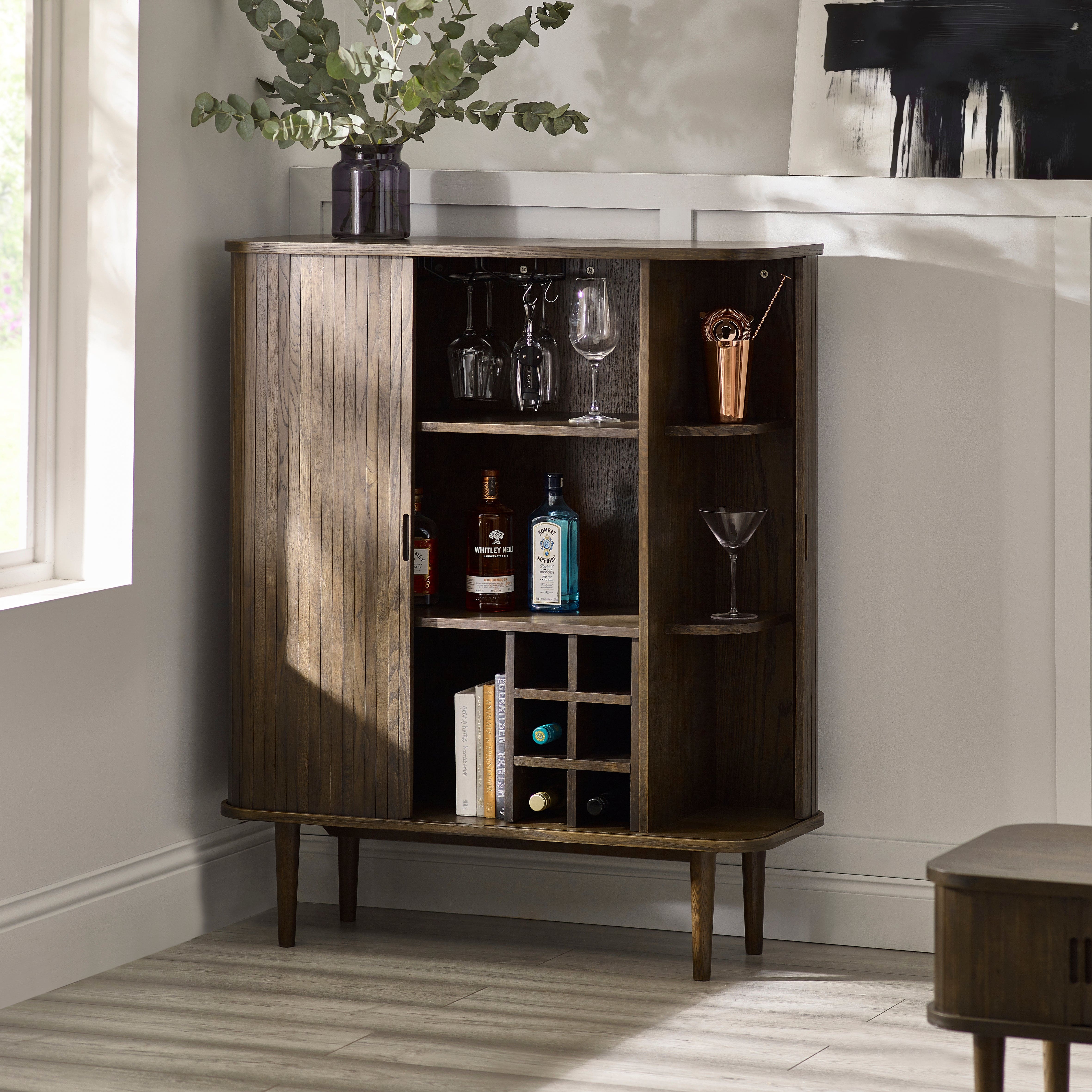 Julian Bowen Wine Cabinet Arya Wine Cabinet Bed Kings