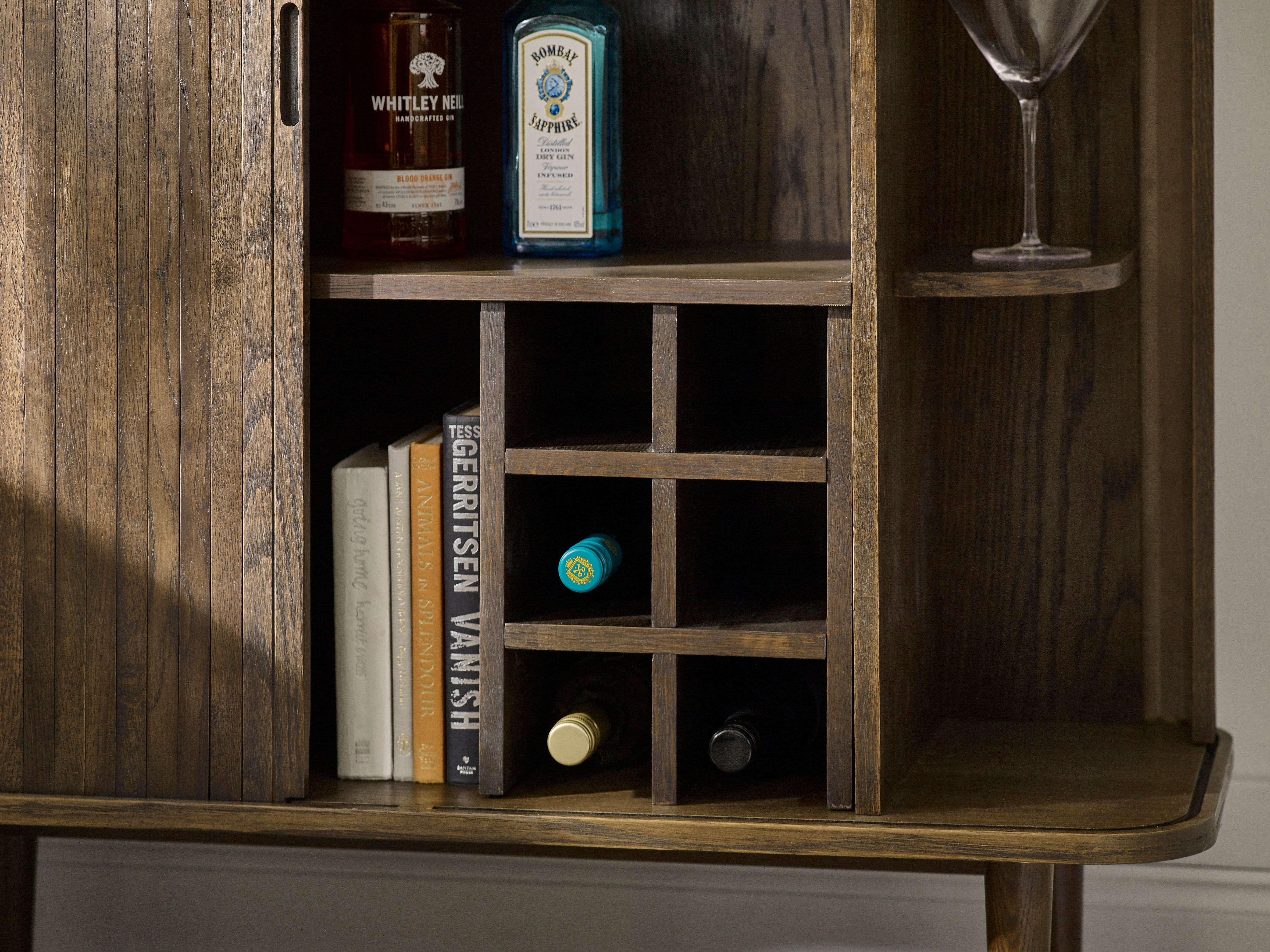 Julian Bowen Wine Cabinet Arya Wine Cabinet Bed Kings