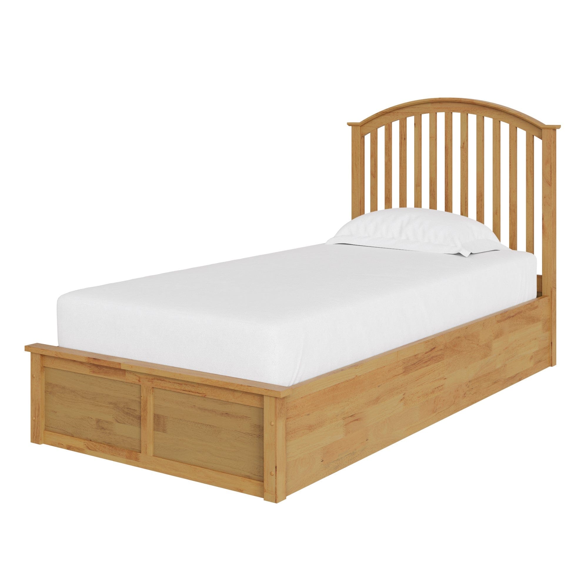 GFW Wood Bed Madrid Wooden Ottoman Bed Oak Bed Kings