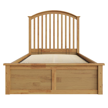GFW Wood Bed Madrid Wooden Ottoman Bed Oak Bed Kings