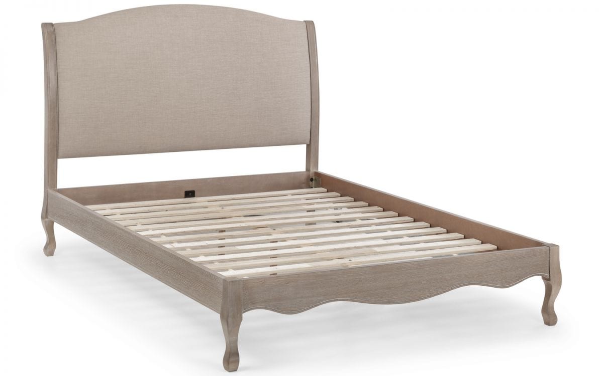 Julian Bowen Wood Bed Camille Wood & Fabric Bed Bed Kings