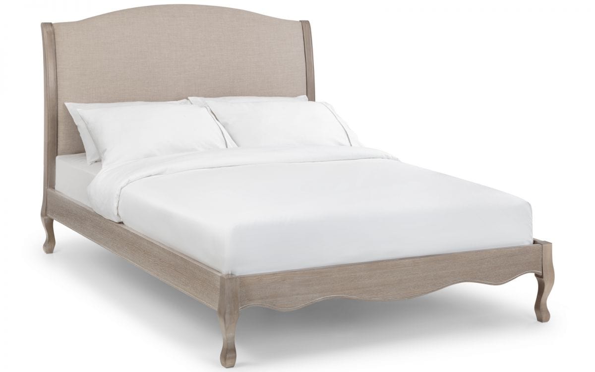 Julian Bowen Wood Bed Camille Wood & Fabric Bed Bed Kings