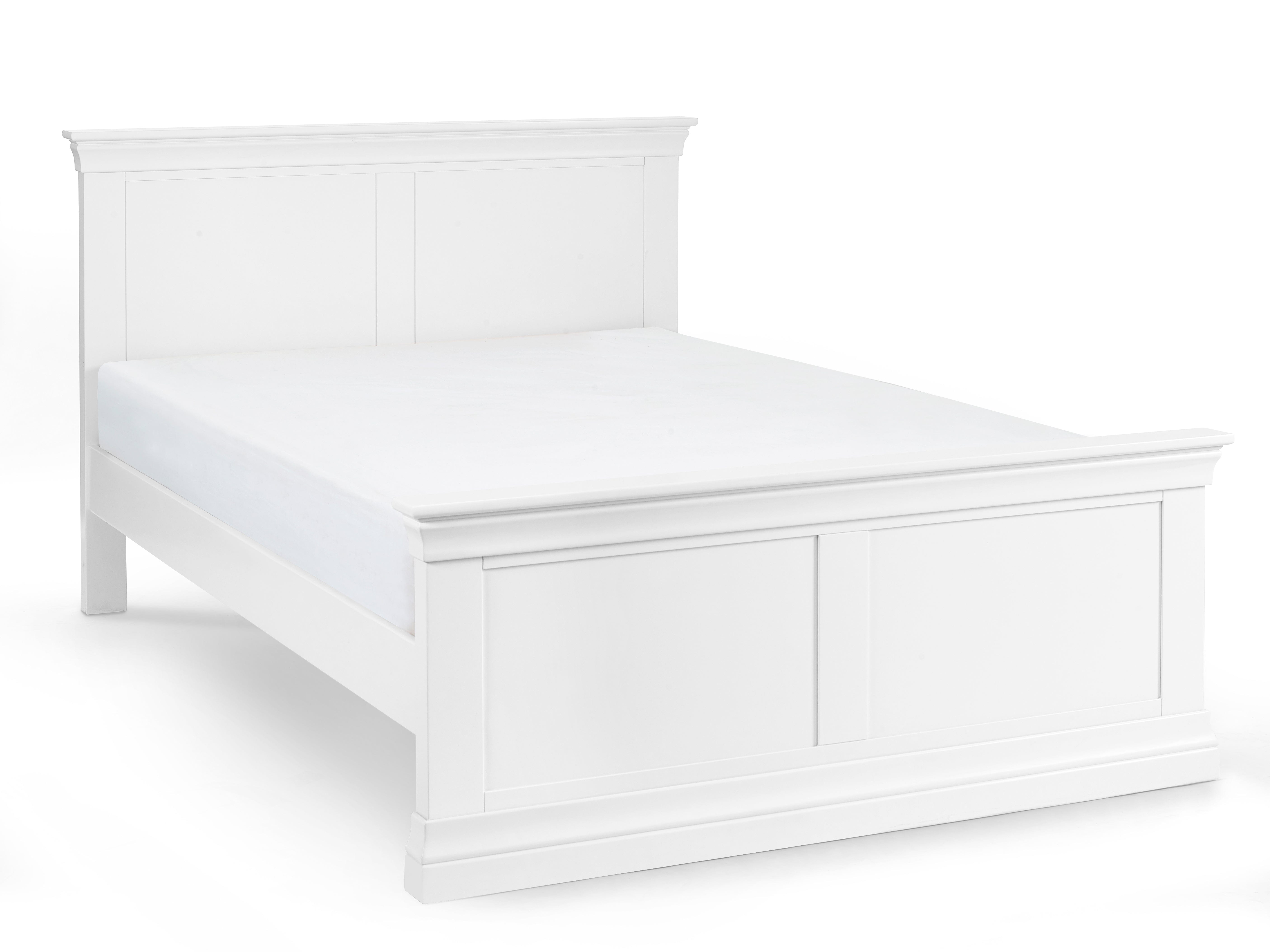 Julian Bowen Wood Bed Clermont Bed - Surf White Bed Kings