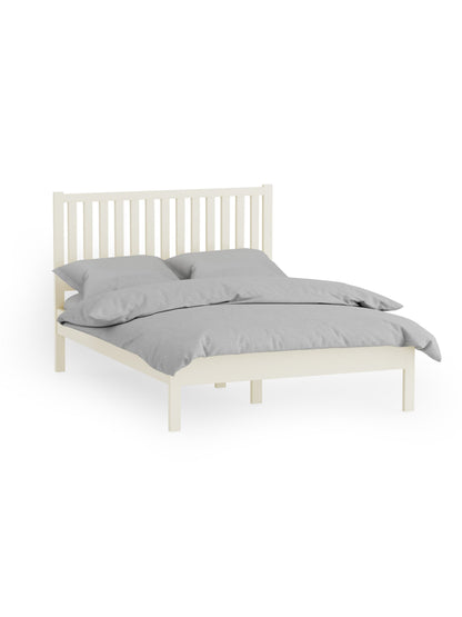 Julian Bowen Wood Bed Coxmoor Bed - Ivory and Oak Bed Kings