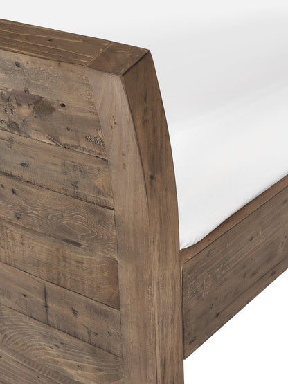 Julian Bowen Wood Bed Heritage Bed - Reclaimed Pine Bed Kings