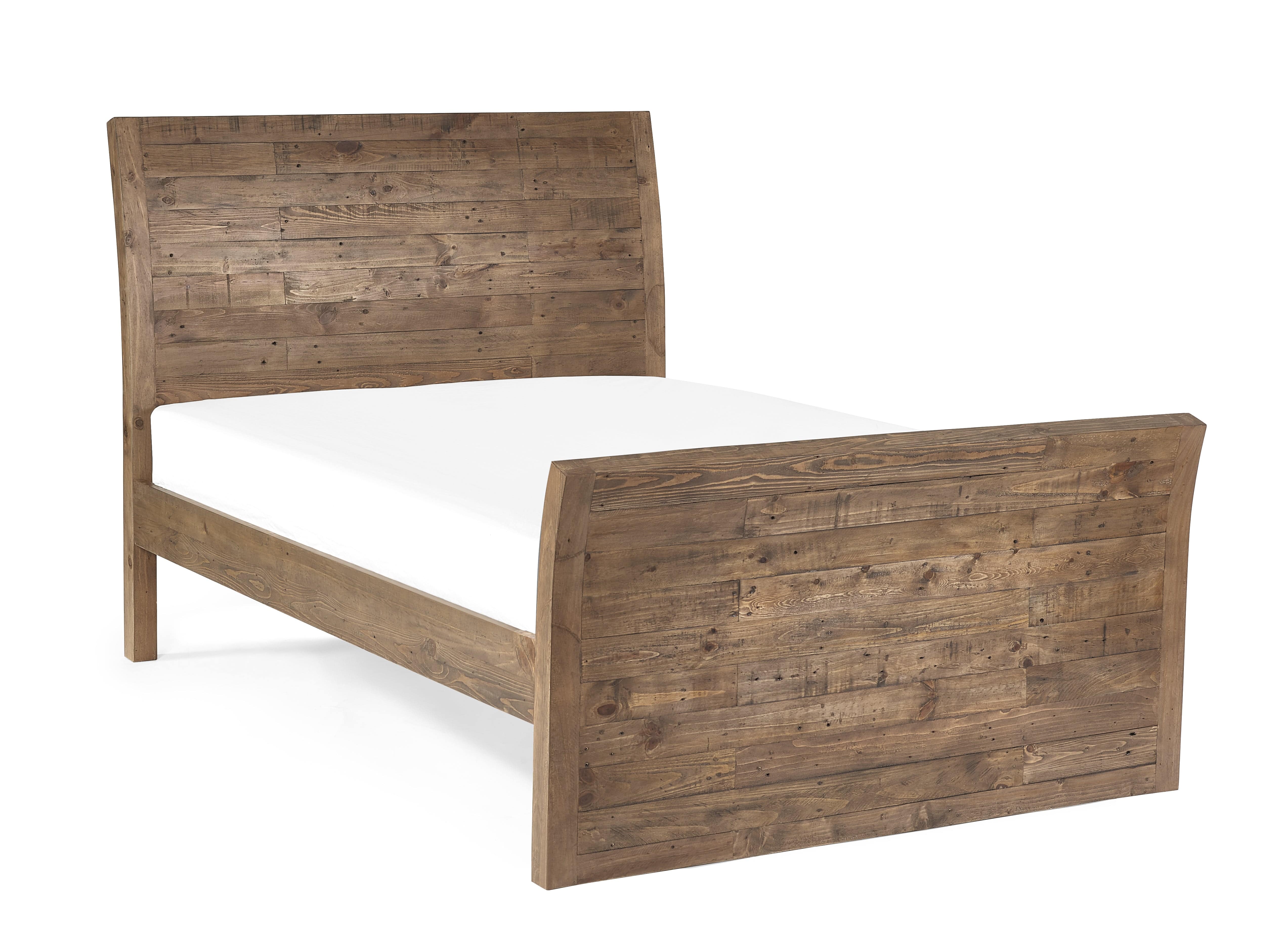 Julian Bowen Wood Bed Heritage Bed - Reclaimed Pine Bed Kings