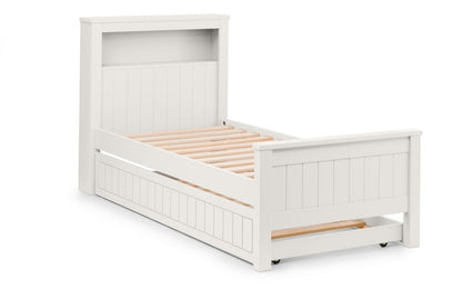 Julian Bowen Wood Bed Maine Bookcase Bed Surf White Bed Kings