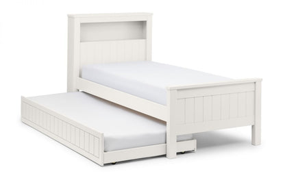 Julian Bowen Wood Bed Maine Bookcase Bed Surf White Bed Kings