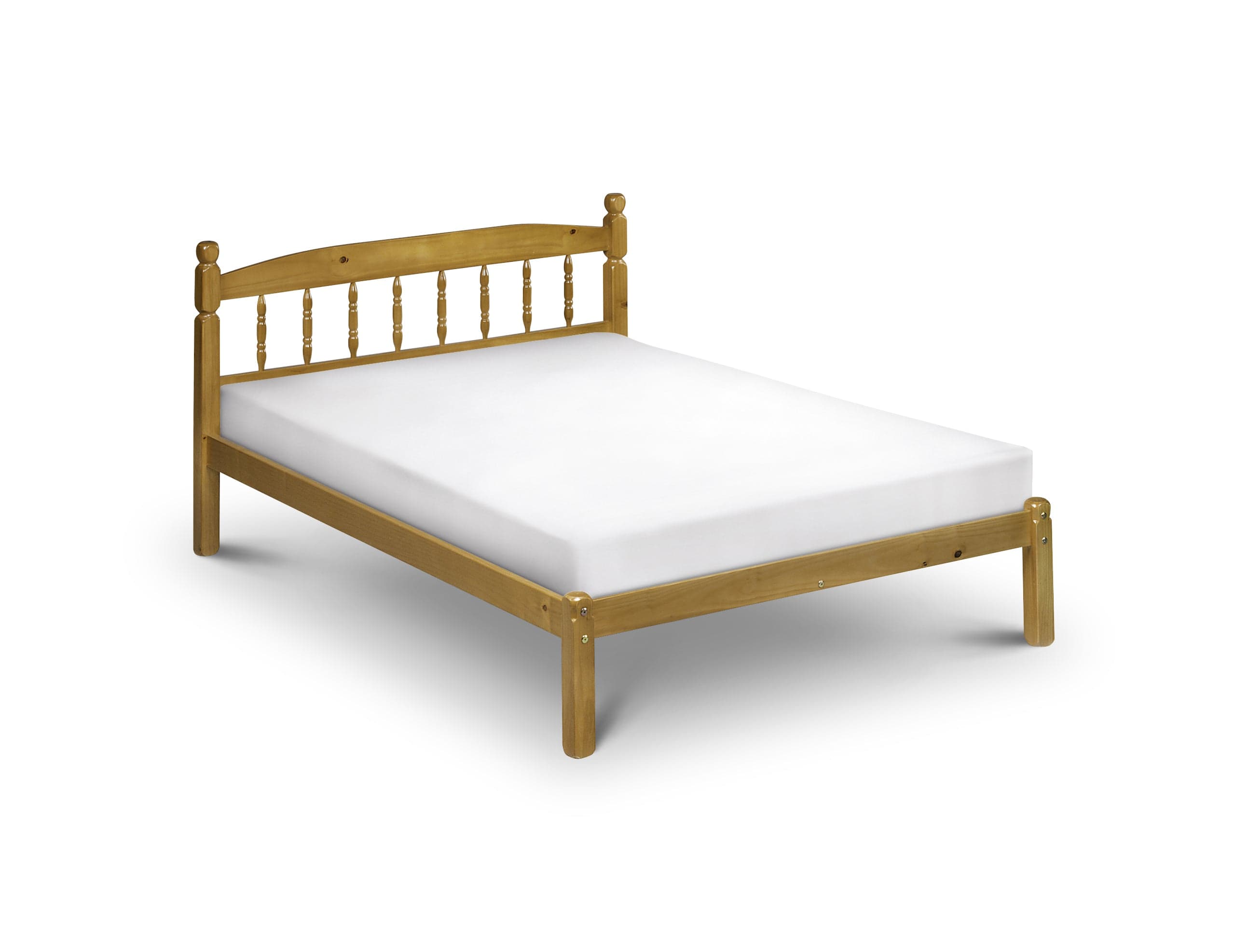 Julian Bowen Wood Bed Pickwick Pine Bed - Solid Pine - Pine Bed Kings