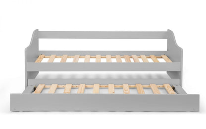 Julian Bowen Wood Bed Single 90cm 3ft Elba Day Bed - Dove Grey Bed Kings