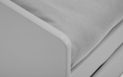 Julian Bowen Wood Bed Single 90cm 3ft Elba Day Bed - Dove Grey Bed Kings