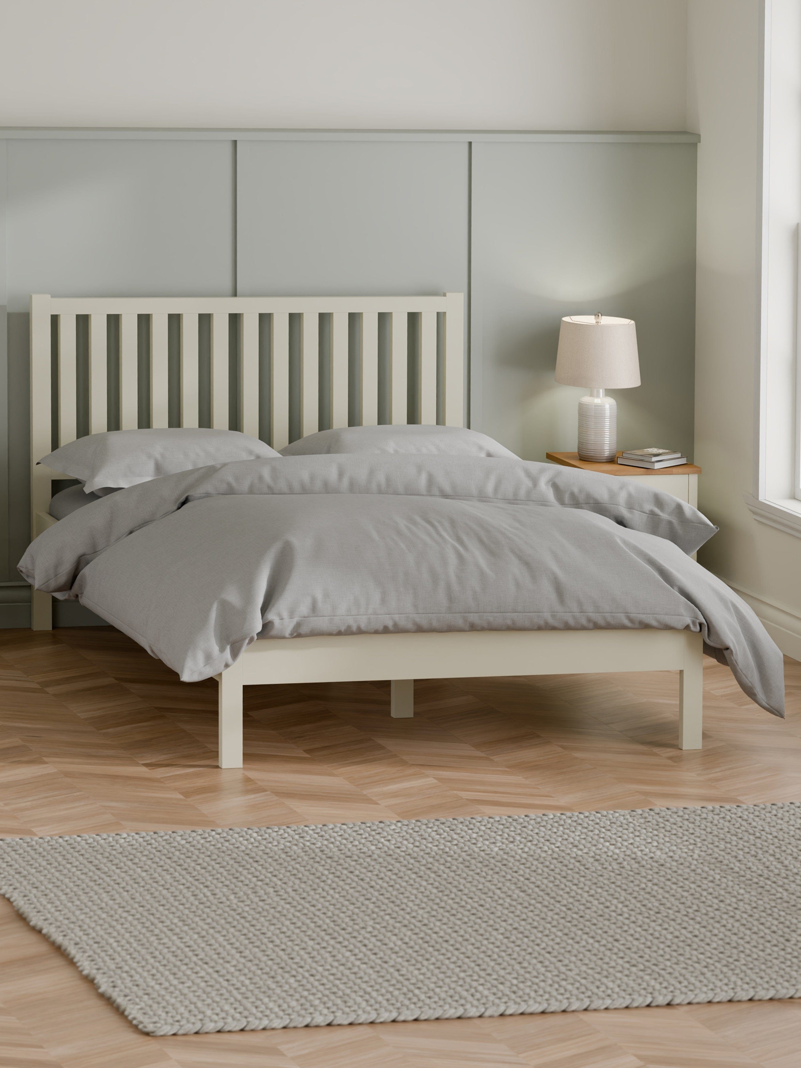 Julian Bowen Wooden Beds Coxmoor Bed - Ivory Bed Kings