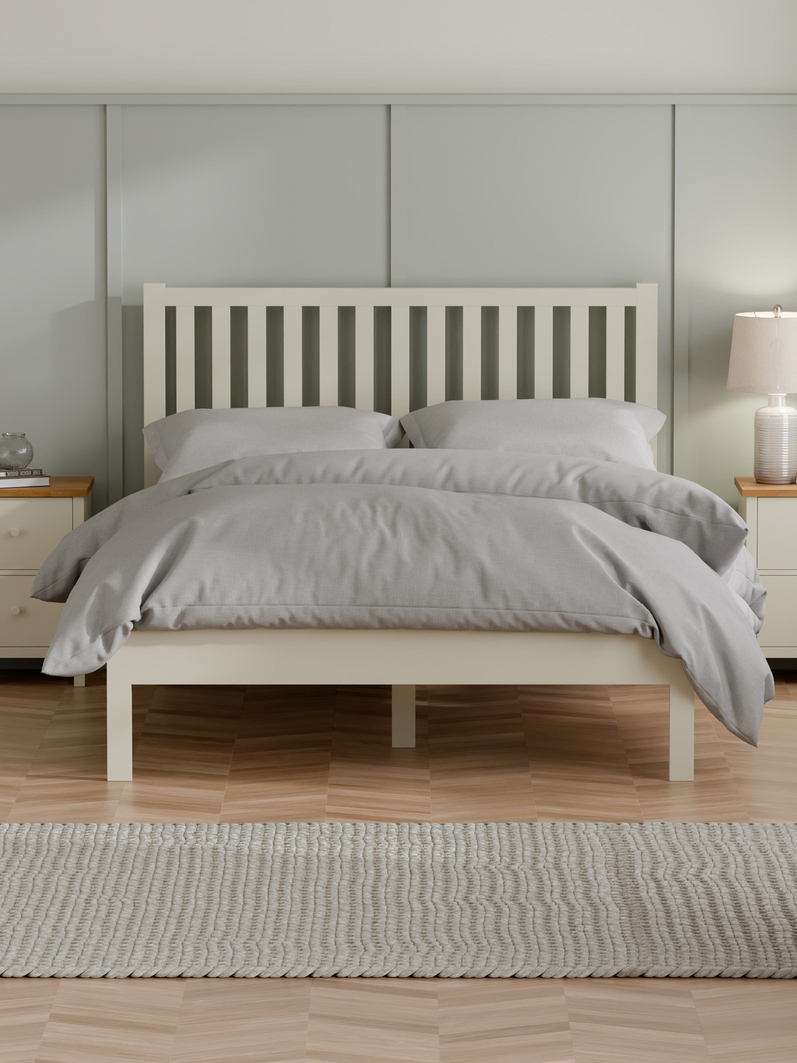 Julian Bowen Wooden Beds Coxmoor Bed - Ivory Bed Kings