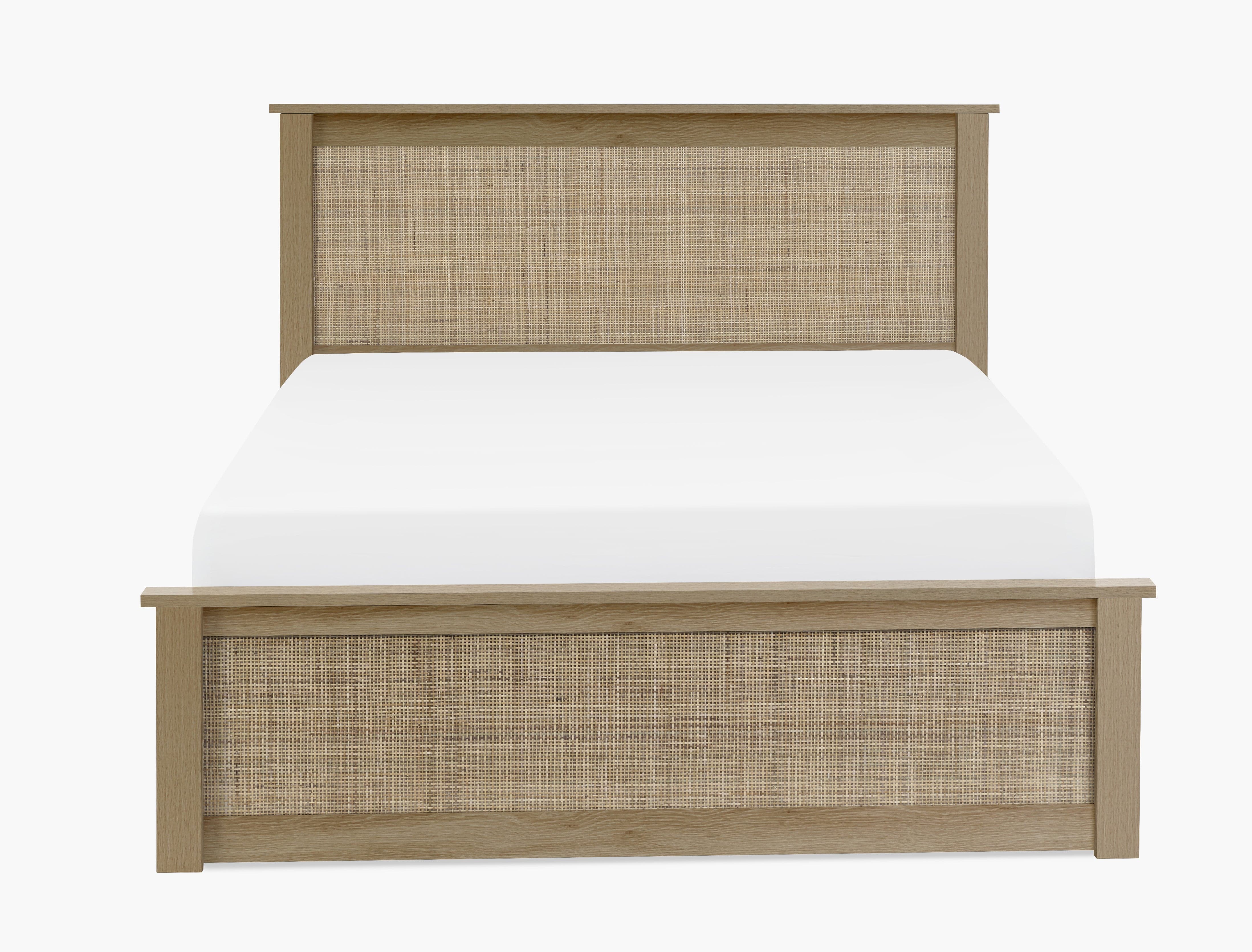 Julian Bowen Wooden Beds Padstow Ottoman Storage Bed - Oak Bed Kings