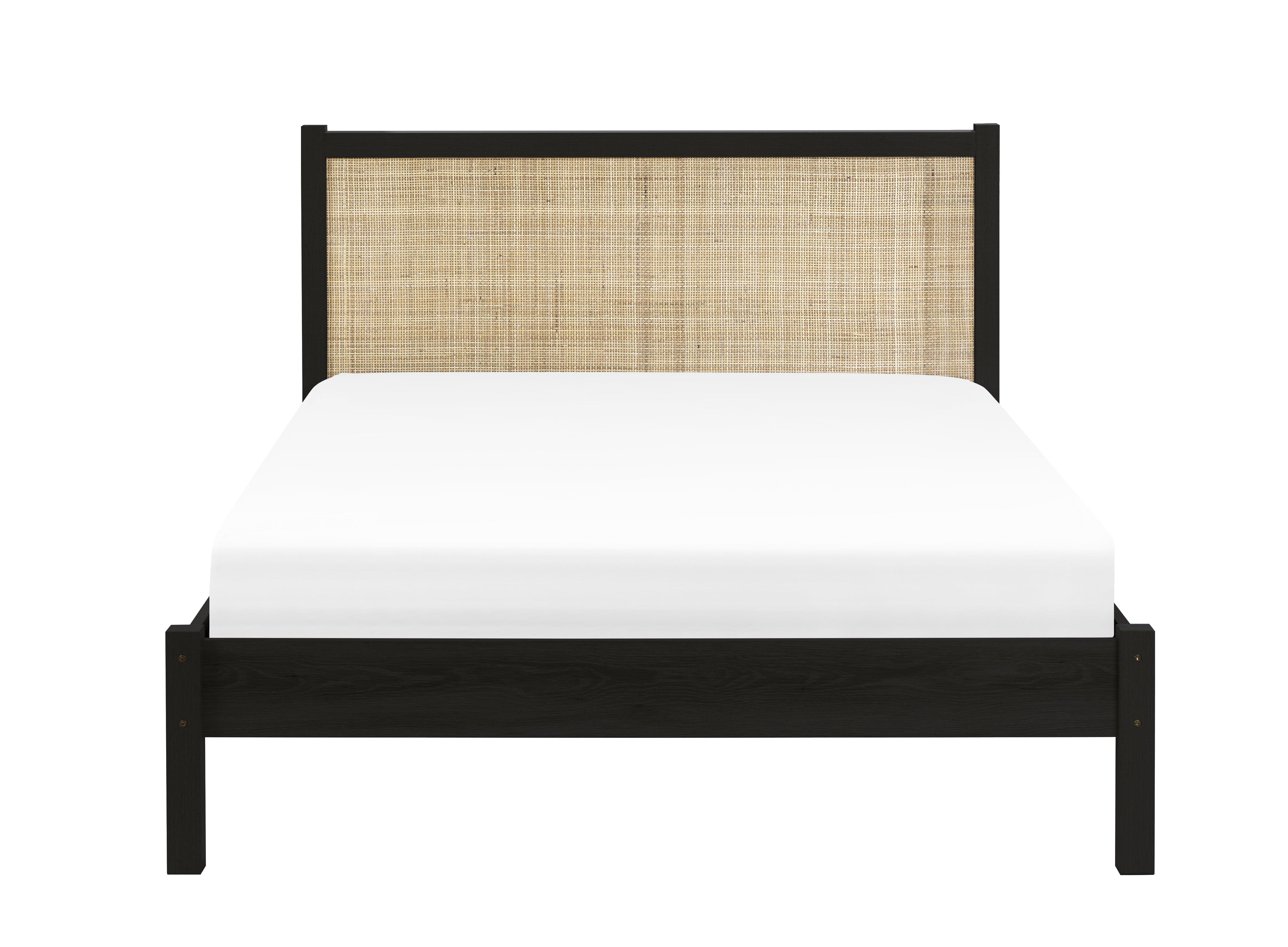 Julian Bowen Wooden Beds Padstow Rattan Bed - Black Bed Kings