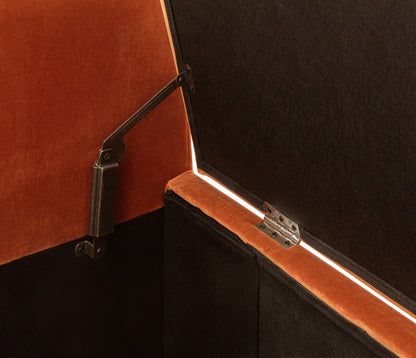 Genoa Window Seat Russet Fabric