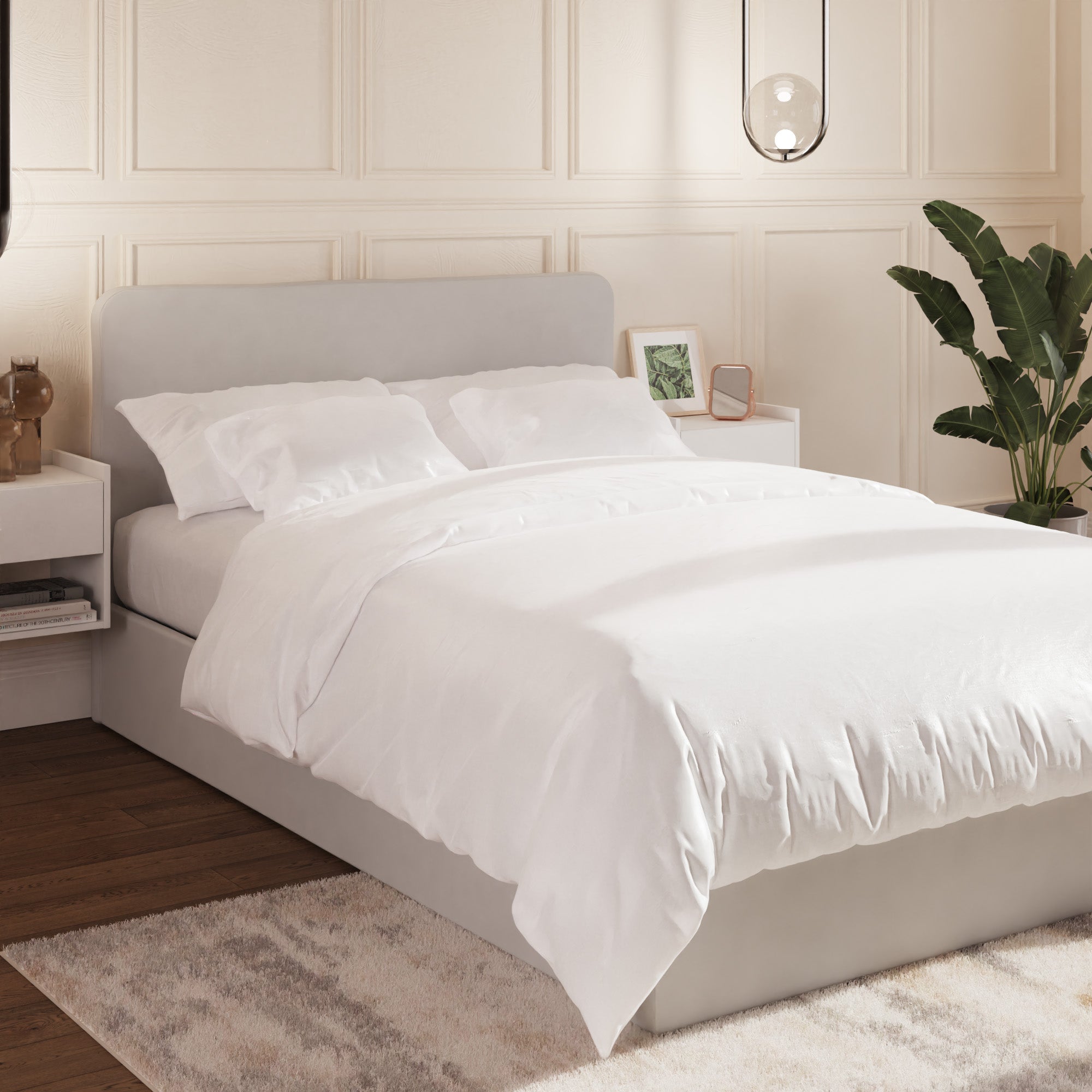 Chiswick Ottoman Bed frame - Soft Grey