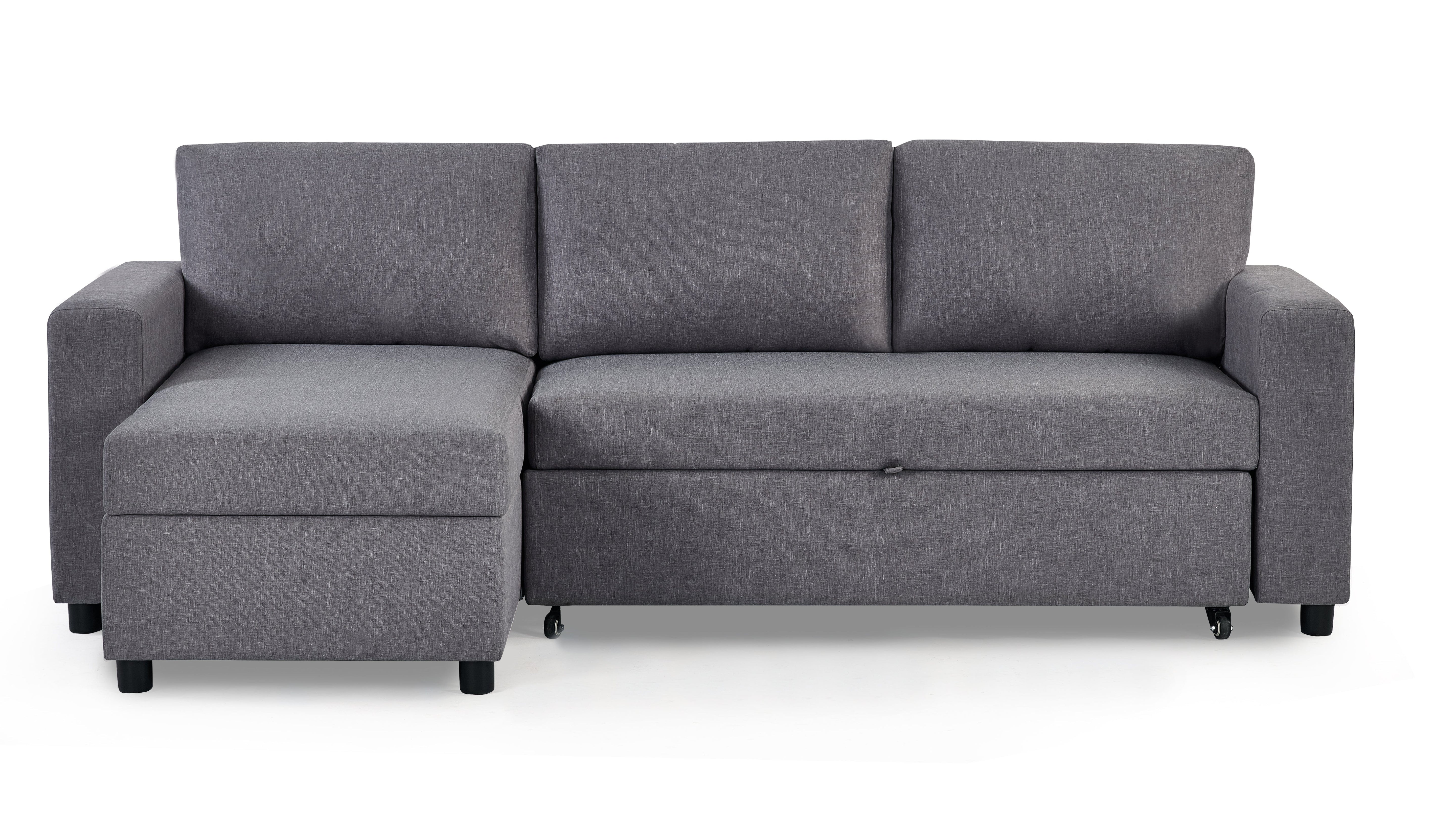 Angel Sofabed With Storage - Light Grey