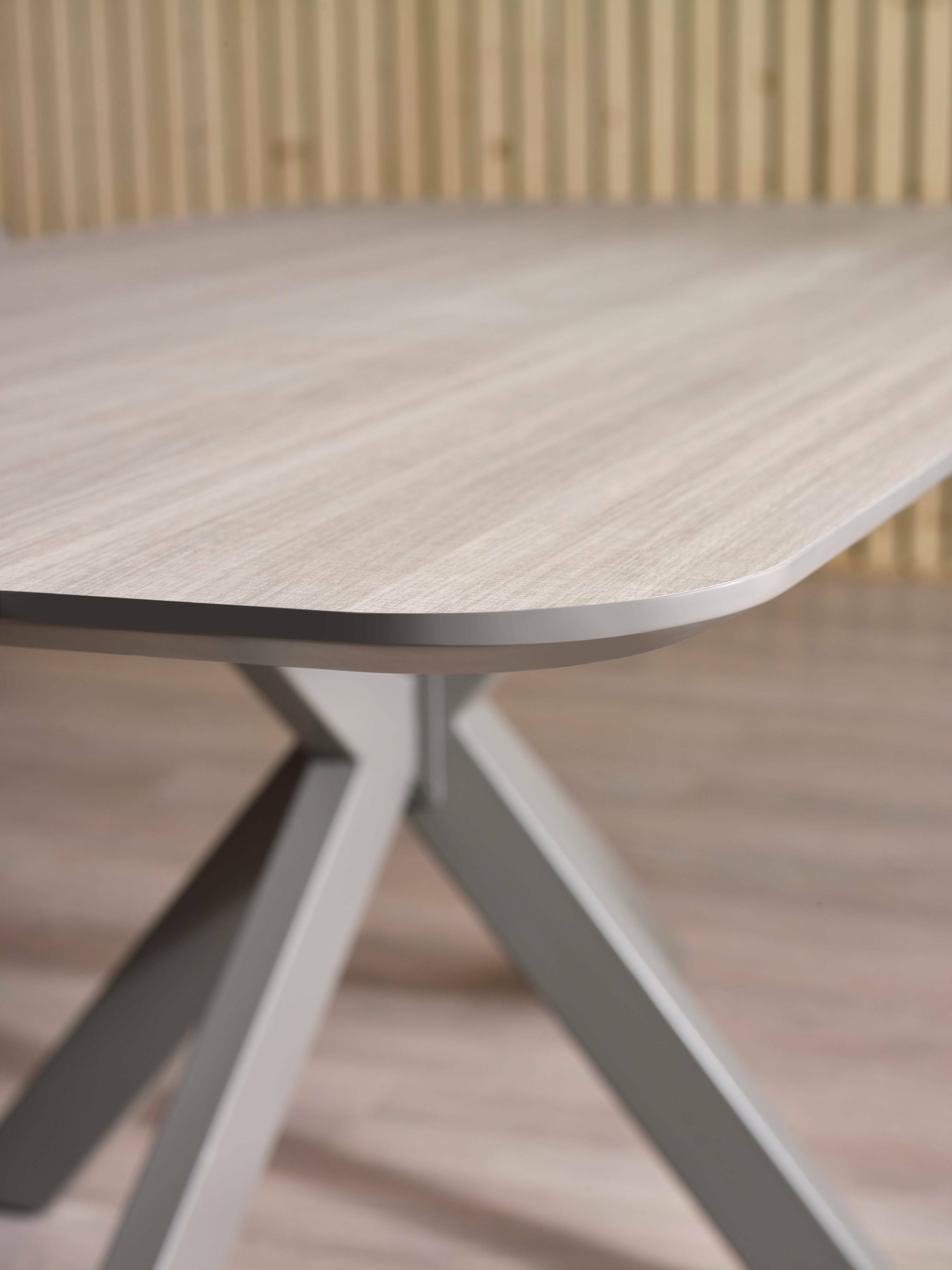 Noah Taupe Rectangular Dining Table