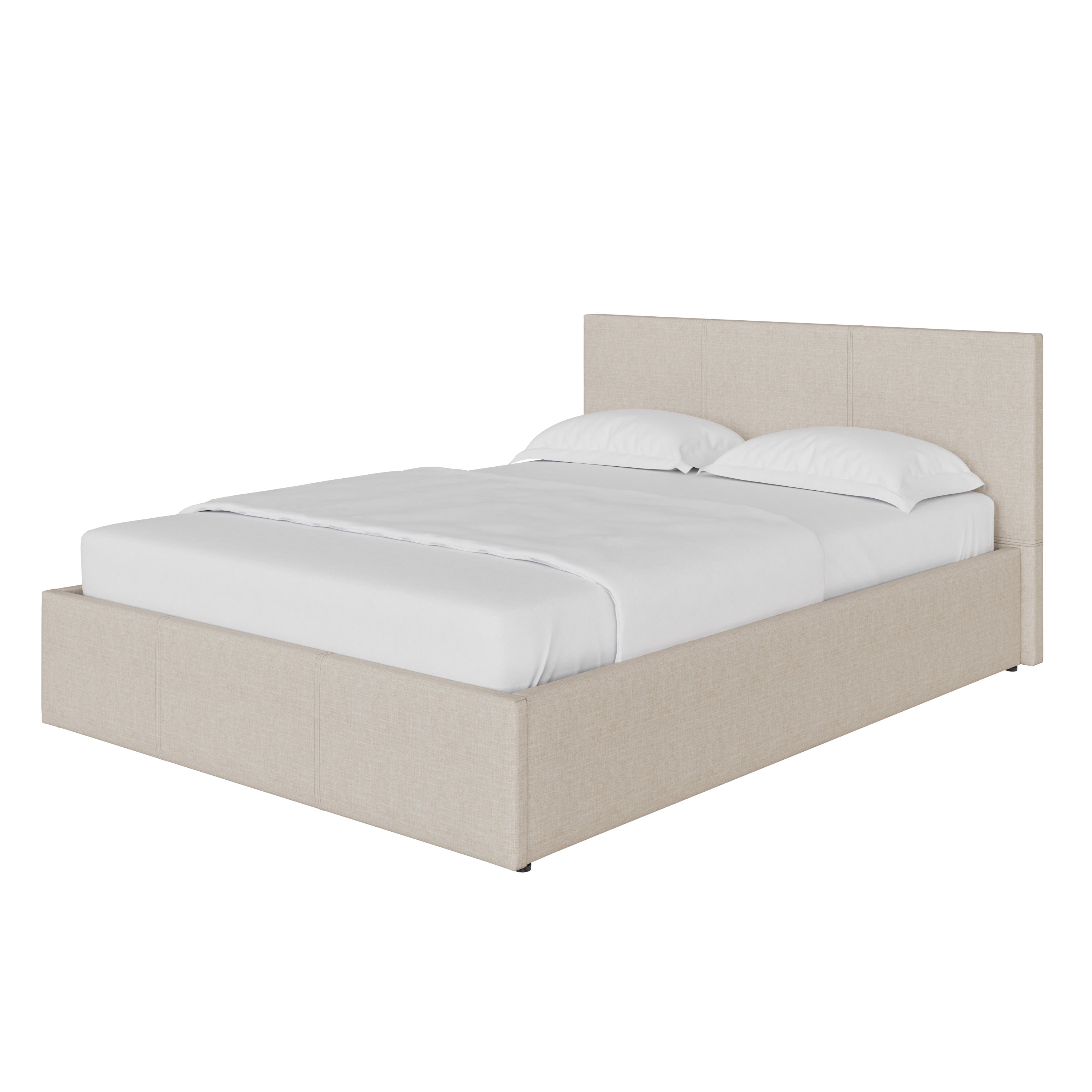 Side Lift Ottoman Bed Natural