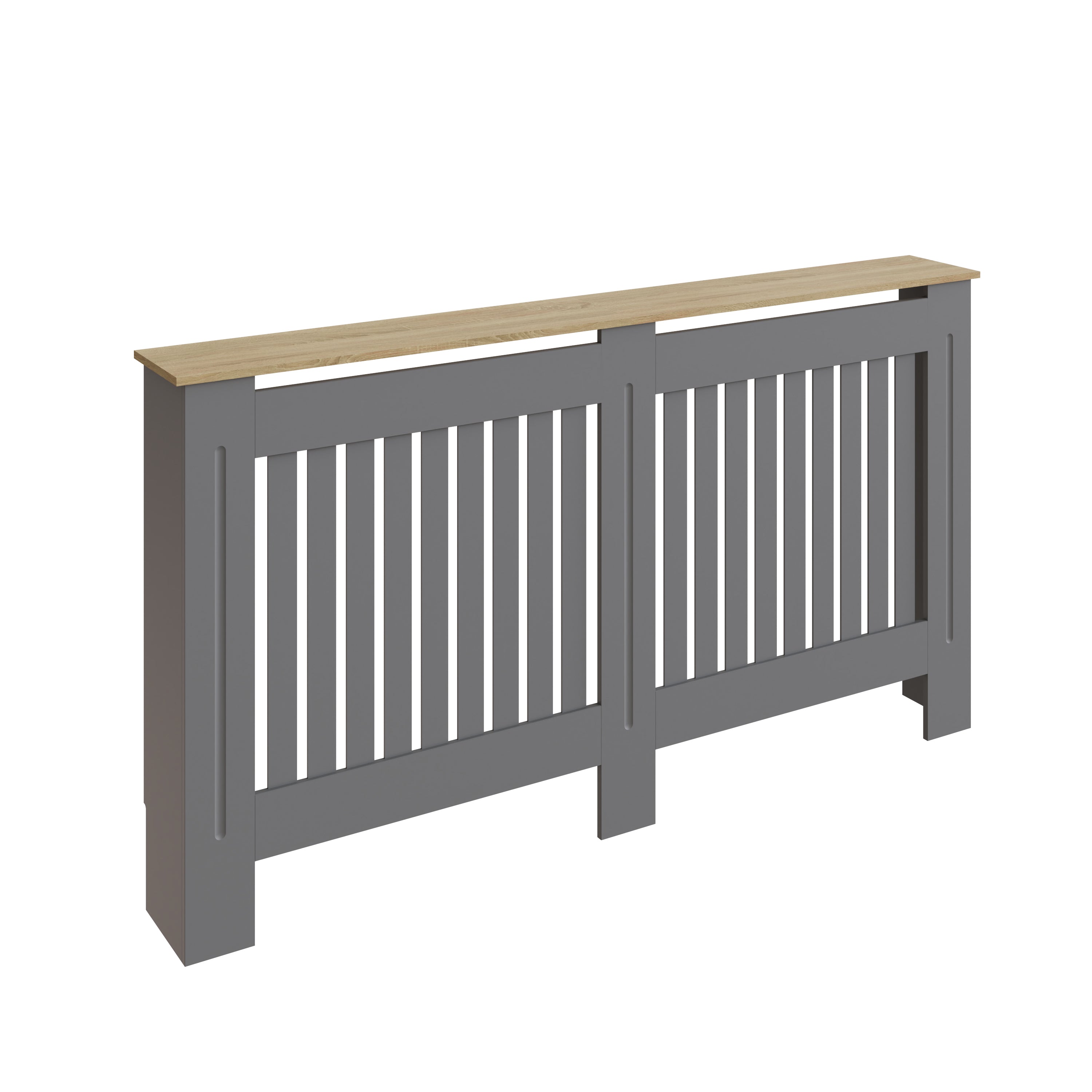 Longslow Radiator Cover Large Grey