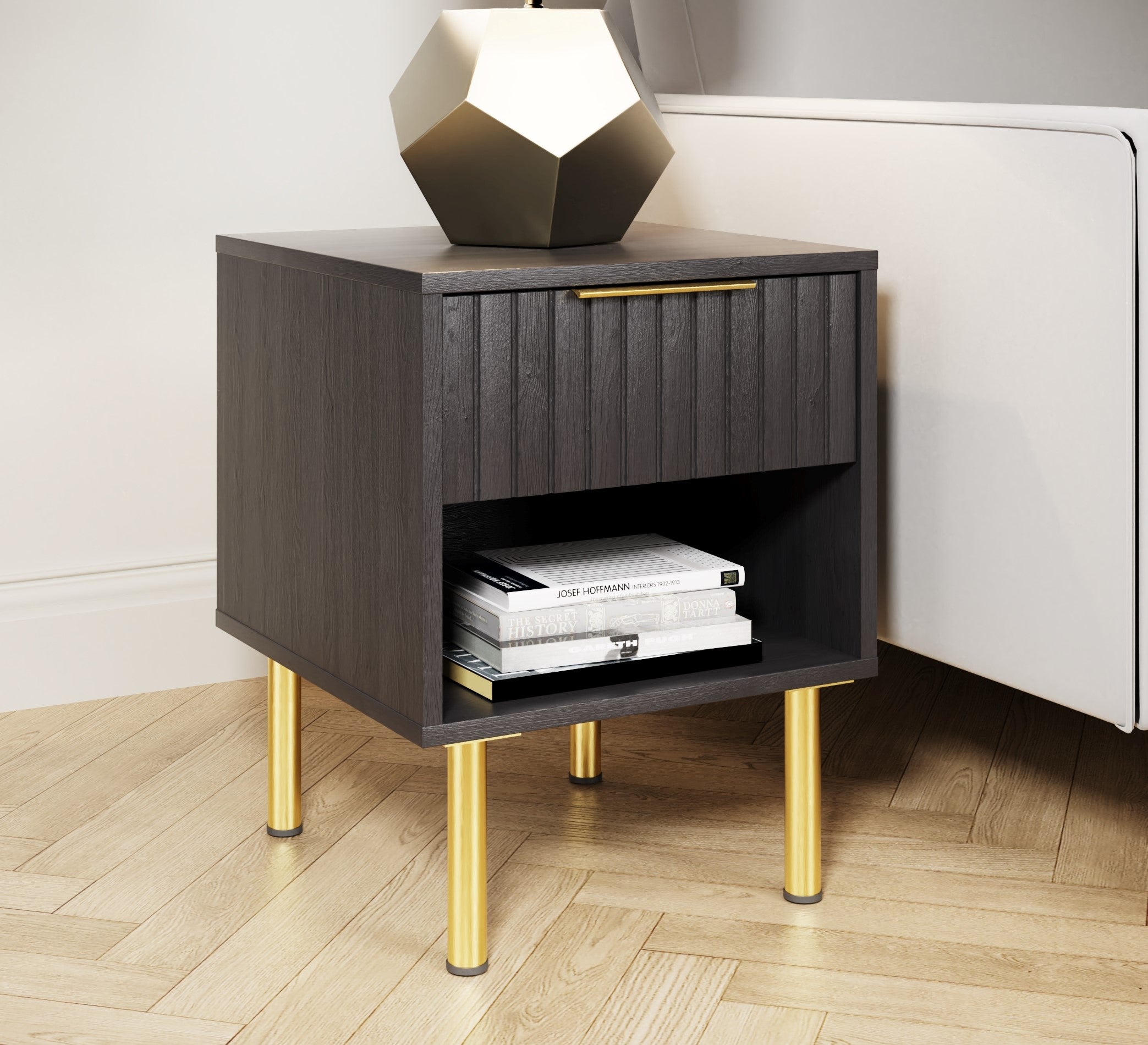Nervata Lamp Table Black
