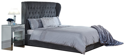 Dakota Ottoman Bed With Solid Base Grace Pewter