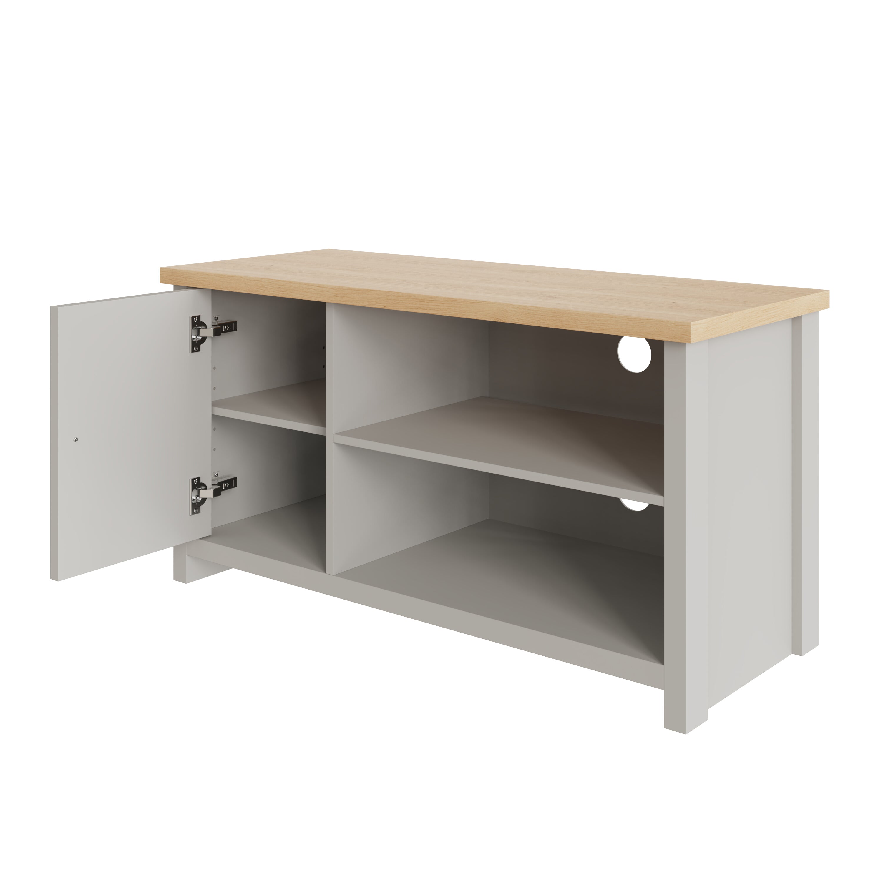 Lancaster Small TV Cabinet Grey