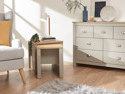 Lancaster Nesting Tables Grey