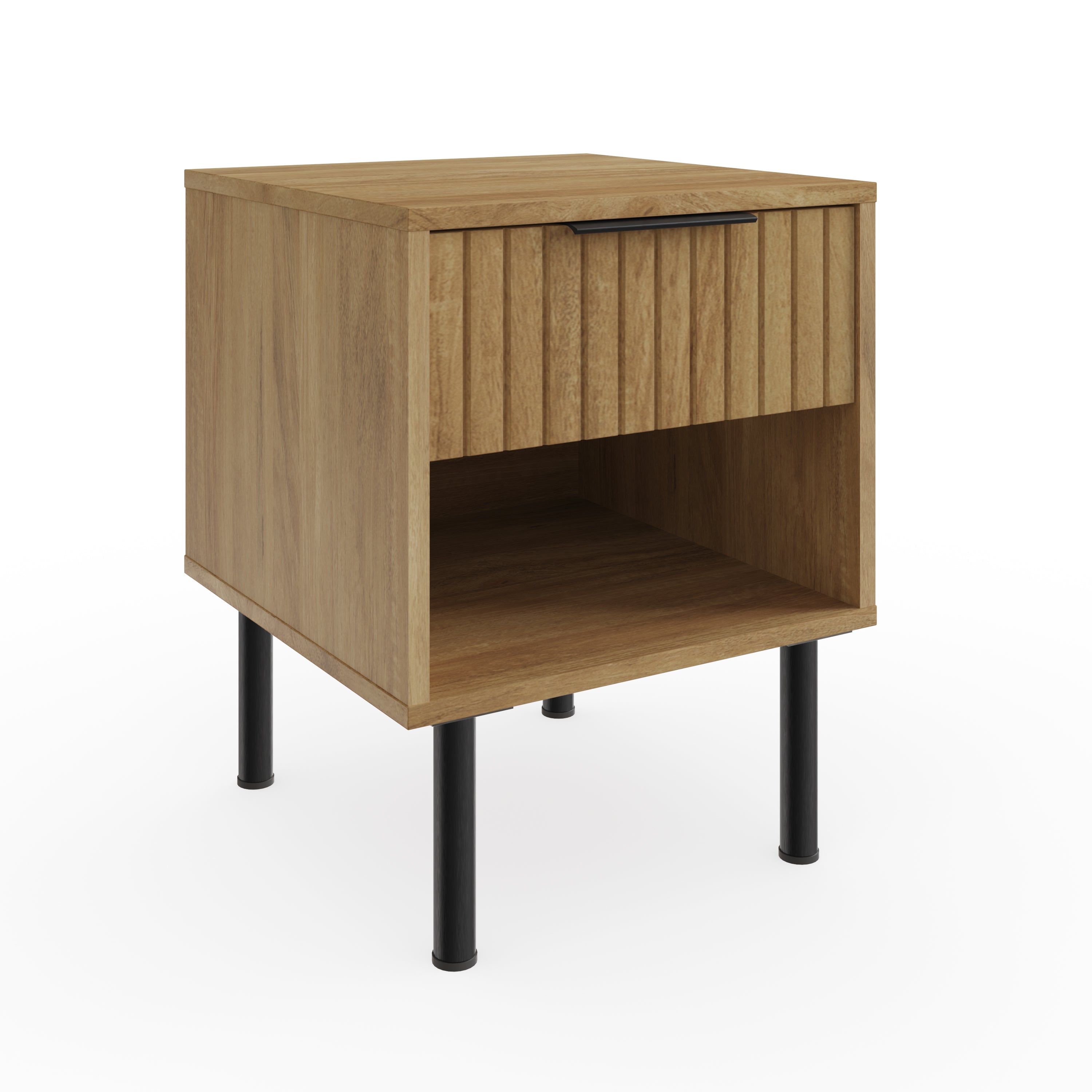 Nervata Lamp Table Oak