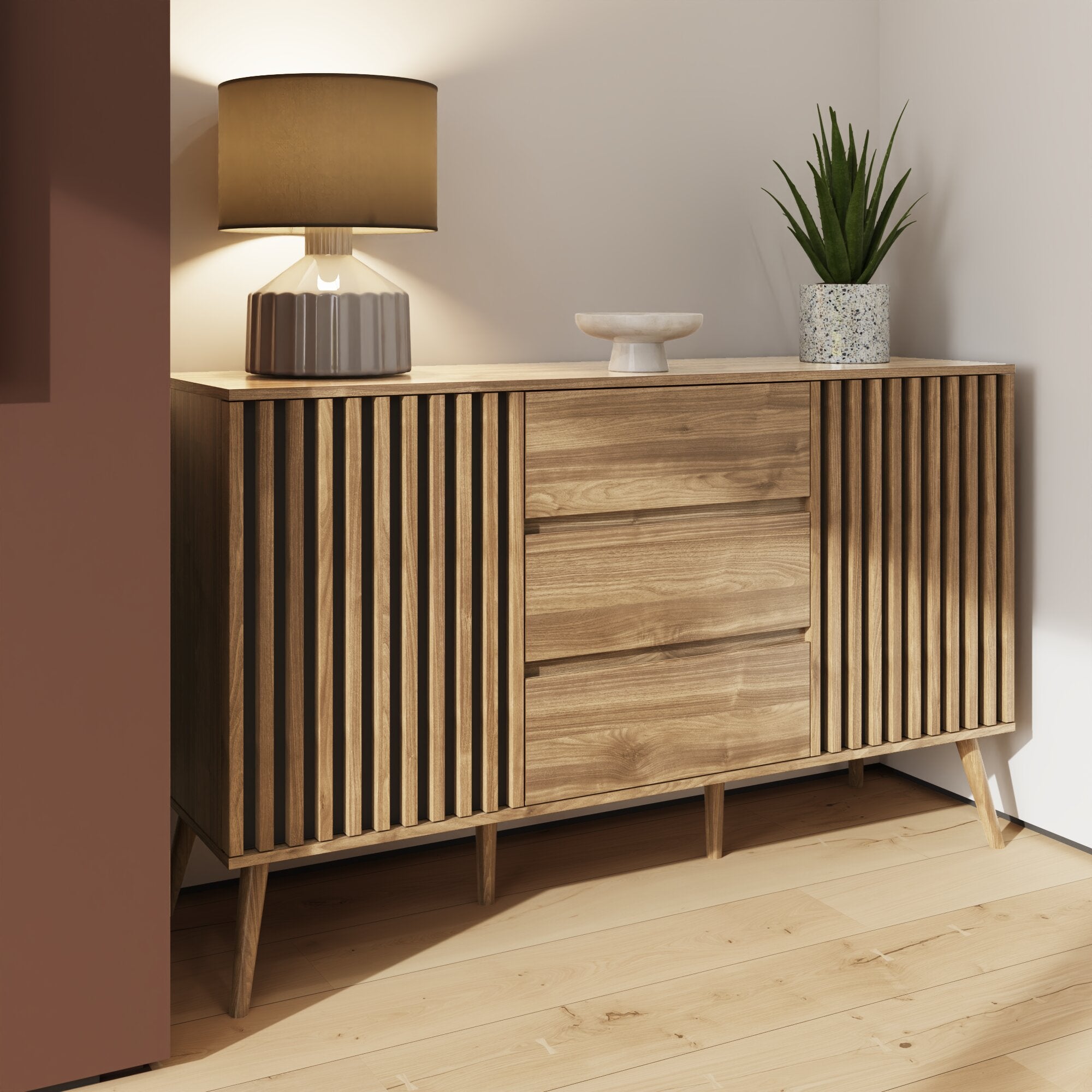 Rowan Large Sideboard Oak