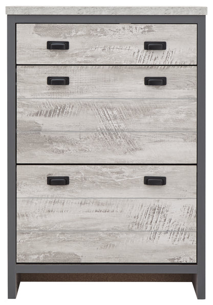 Boston 2 Tier 1 Drawer Shoe Cabinet Grey