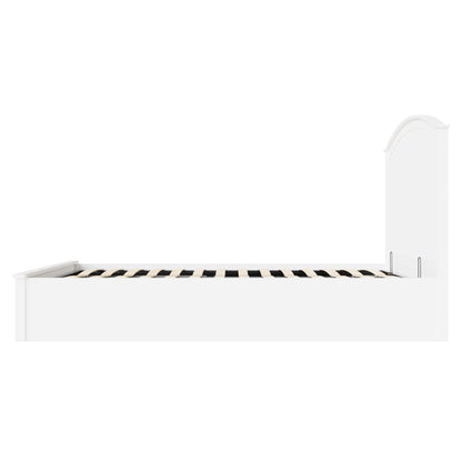 Madrid Wooden Ottoman Bed White