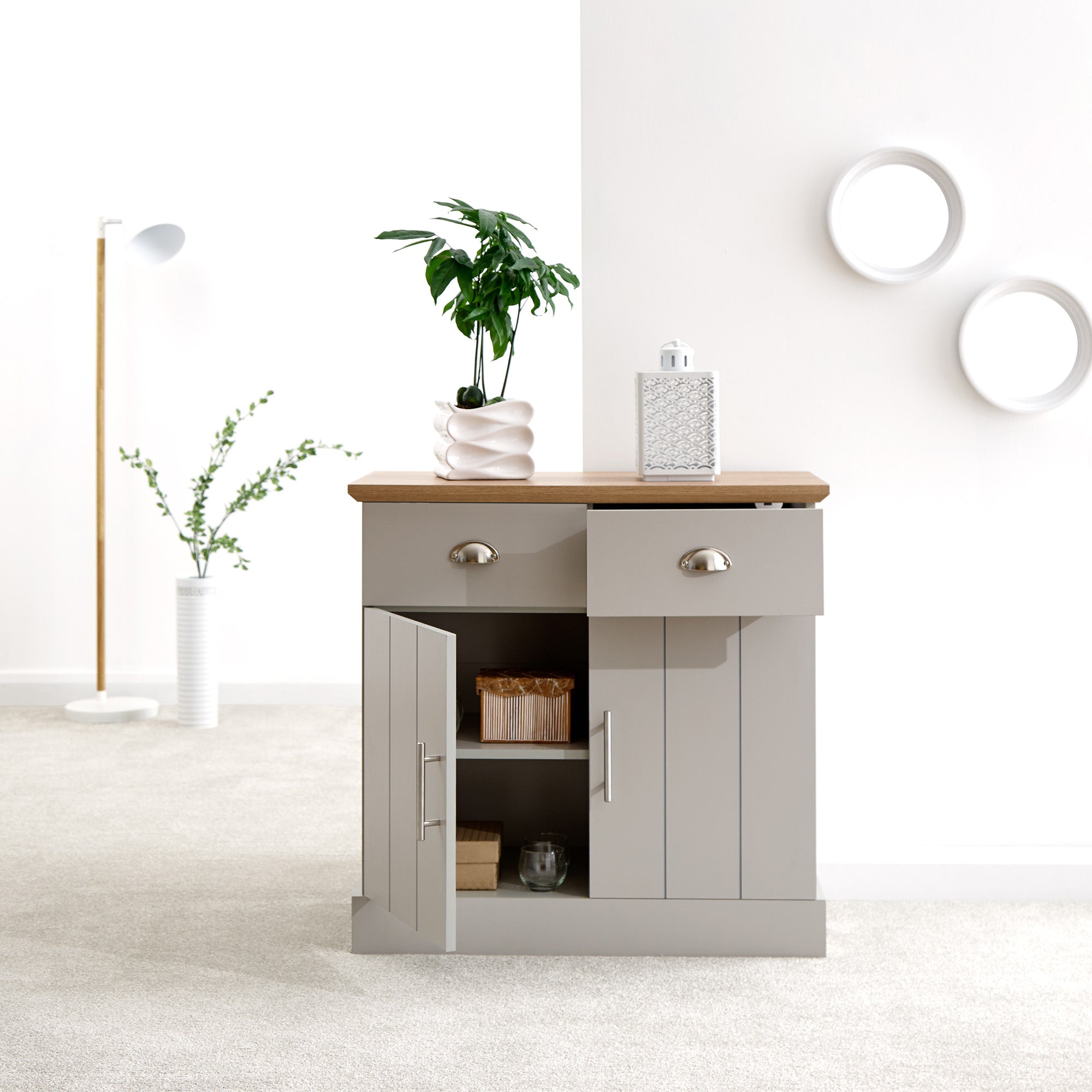 Kendal Compact Sideboard Grey