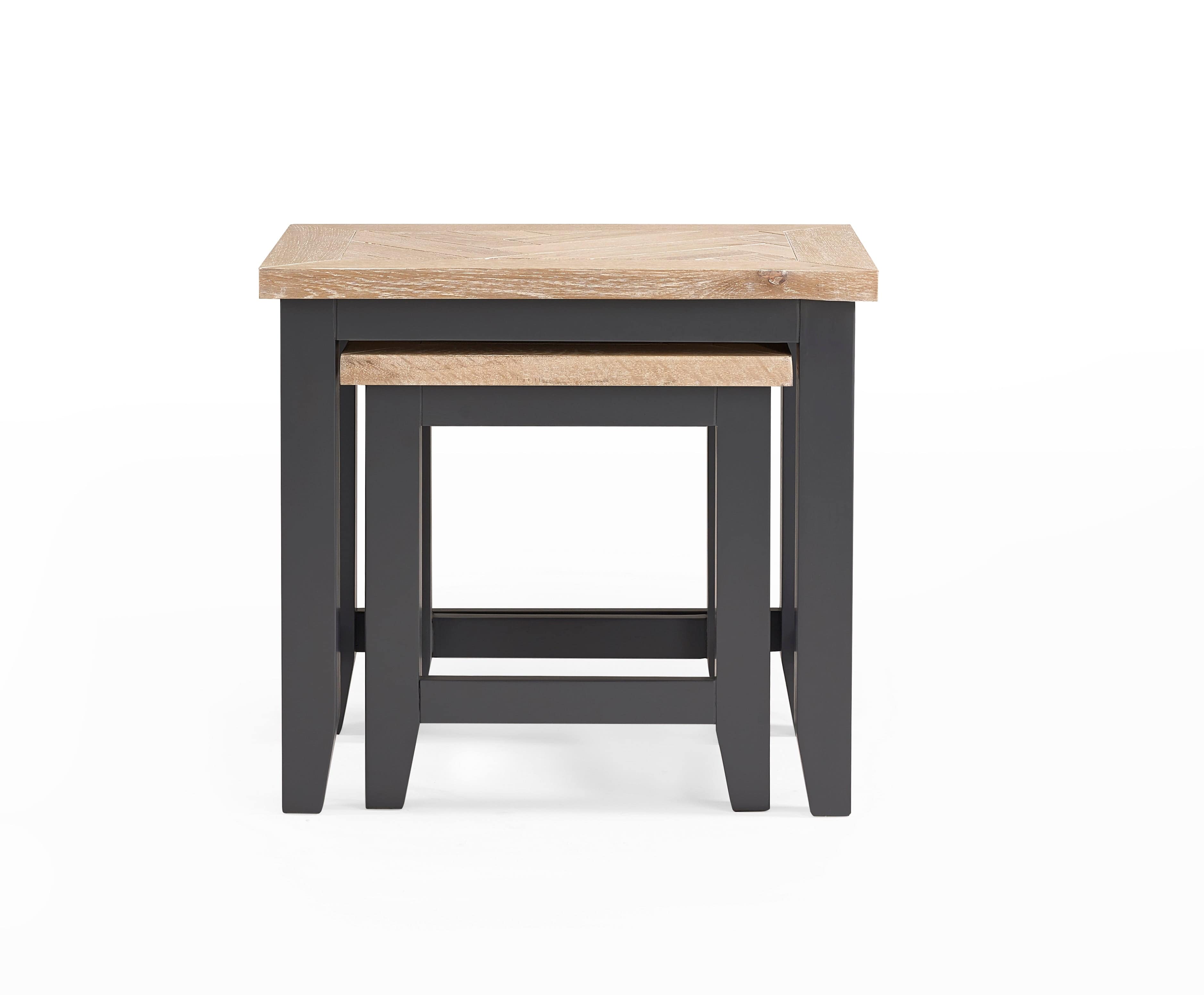 Bordeaux Nest Of Tables Dark Grey